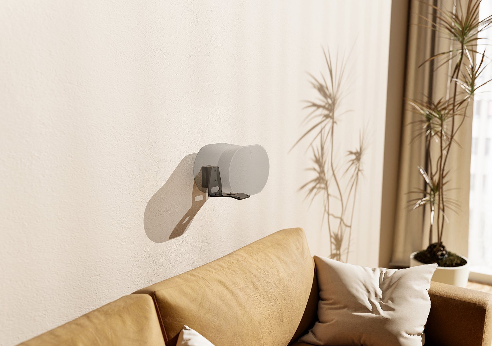 ARLI Lautsprecher-Wandhalterung 2x Wandhalter für SONOS Lautsprecher, (1-tlg., Era 300 Boxen Halter Wandhalterungen Halterung Schwarz)