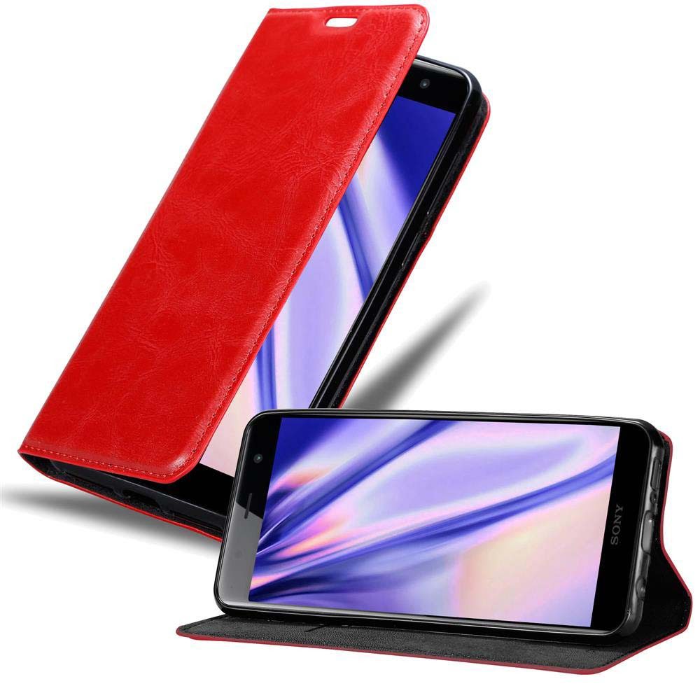 Cadorabo Handyhülle Sony Xperia XZ2 PREMIUM Sony Xperia XZ2 PREMIUM, Klappbare Handy Schutzhülle - Hülle - mit Standfunktion und Kartenfach
