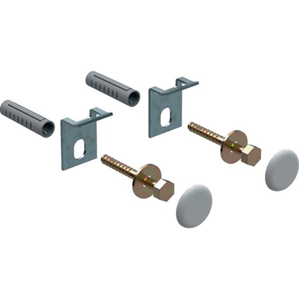 GEBERIT Urinal GEBERIT 551075000 Urinal-Befestigungssatz mit Abdeckkappen weiß