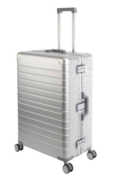 Travelhouse Hartschalen-Trolley Oslo, 4 Rollen, Aluminium Hartschale