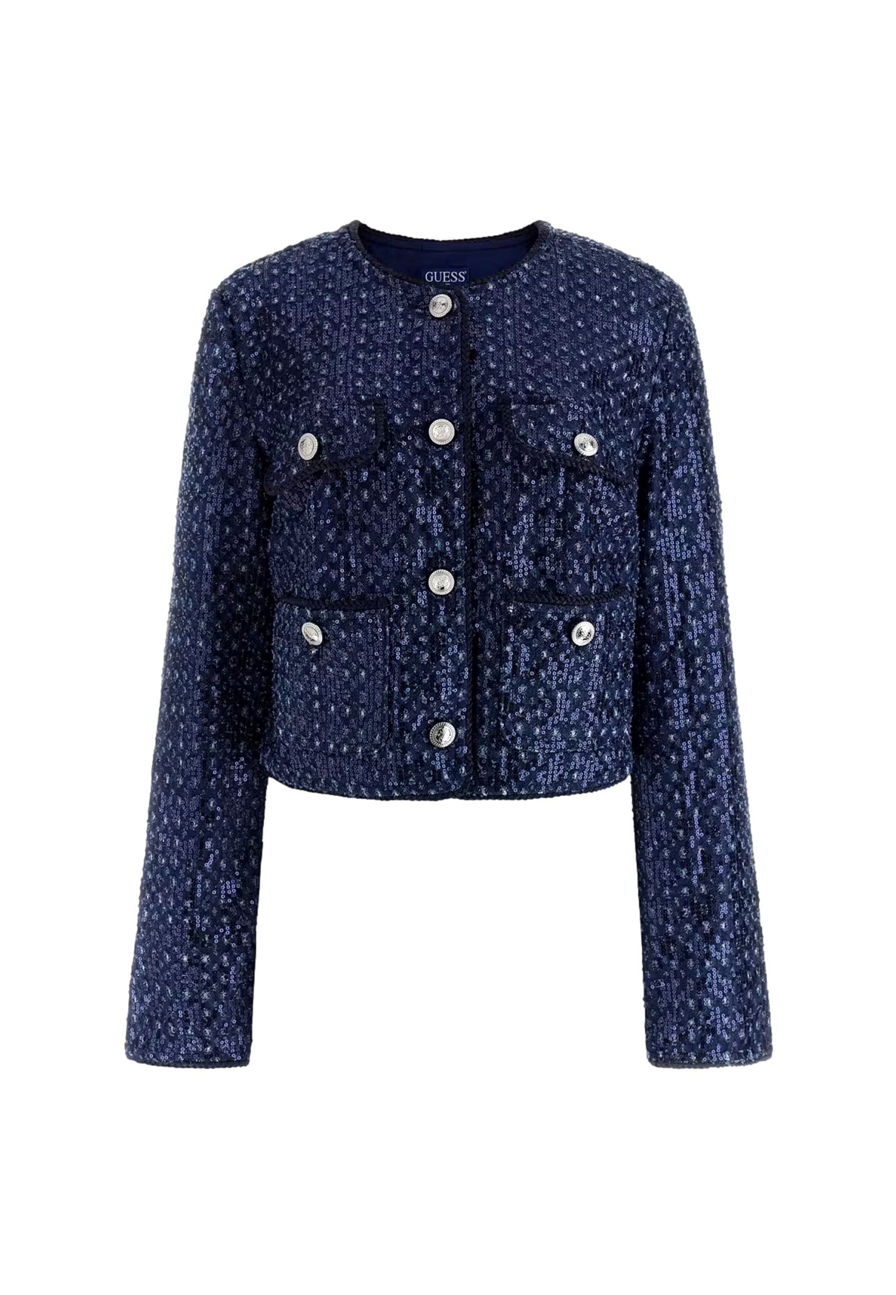 Guess Jackenblazer Jacke ELISA Pailletten-Blazer (Packung, 1-tlg) günstig online kaufen