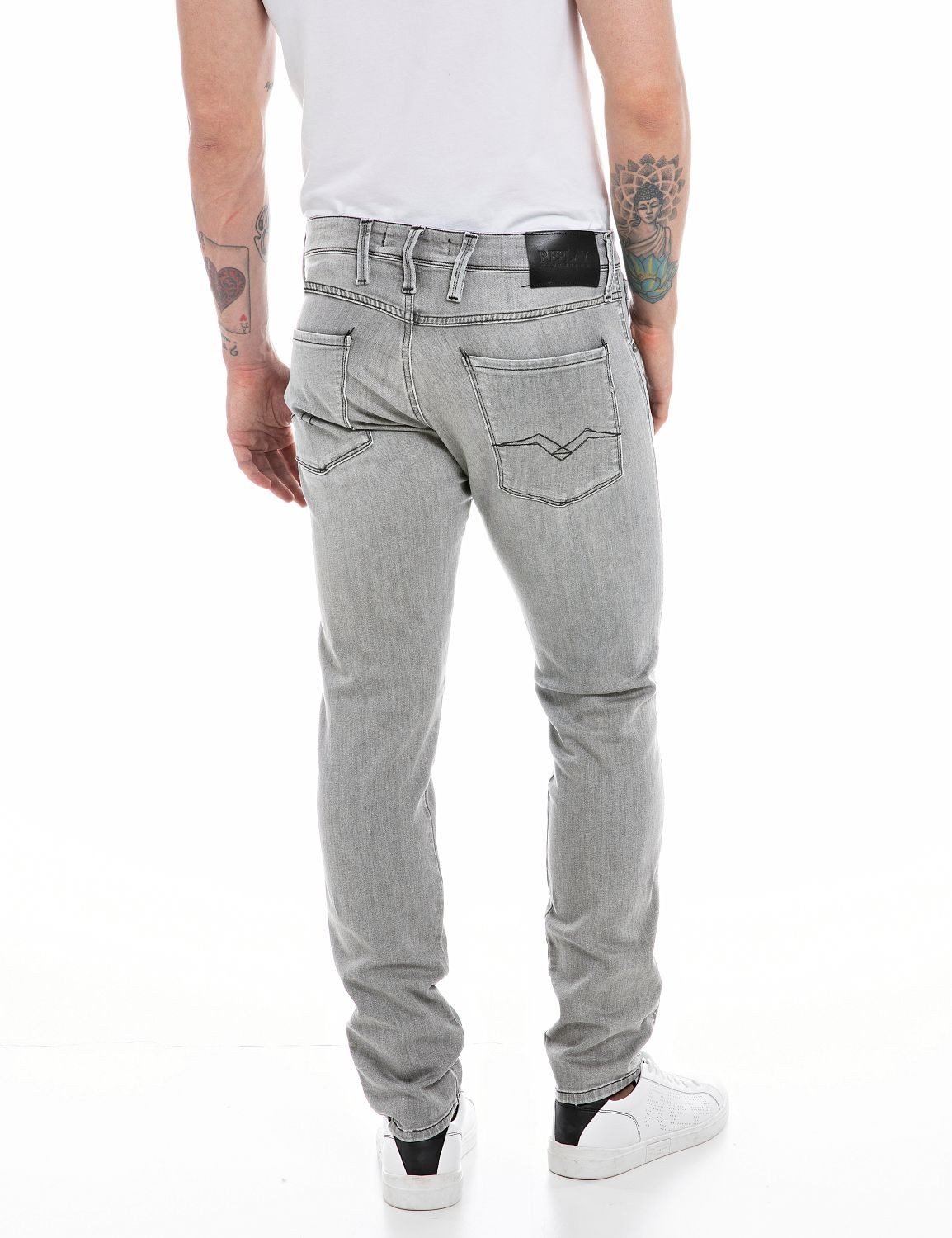 Replay Slim-fit-Jeans ANBASS HYPERFLEX BIO günstig online kaufen