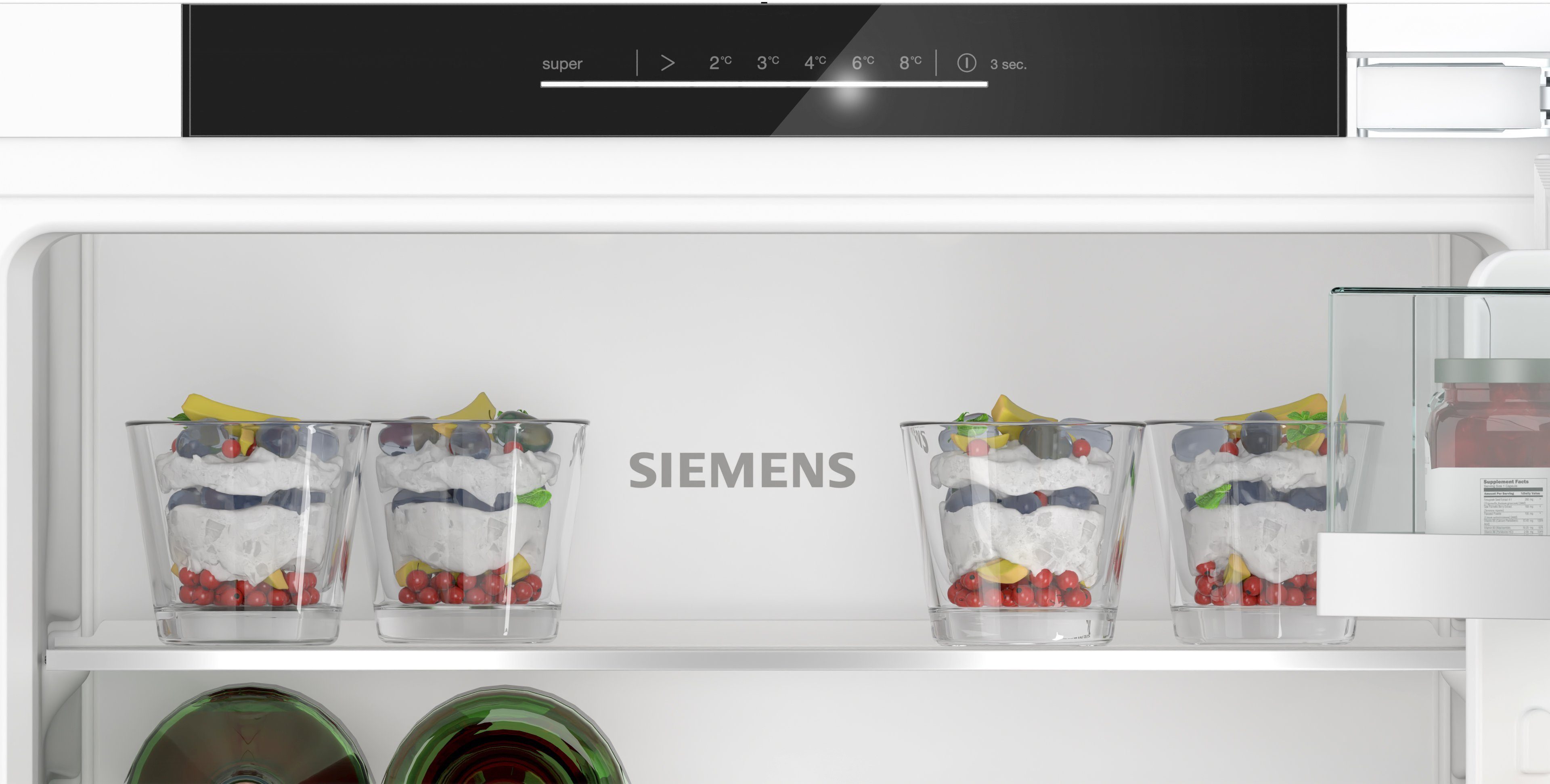 SIEMENS Einbaukühlschrank iQ500 KI31RADD1, 102,1 cm hoch, 55,8 cm breit, Made in Germany & mehr Platz für frische Produkte dank hyperFresh – Bild 5 von 5