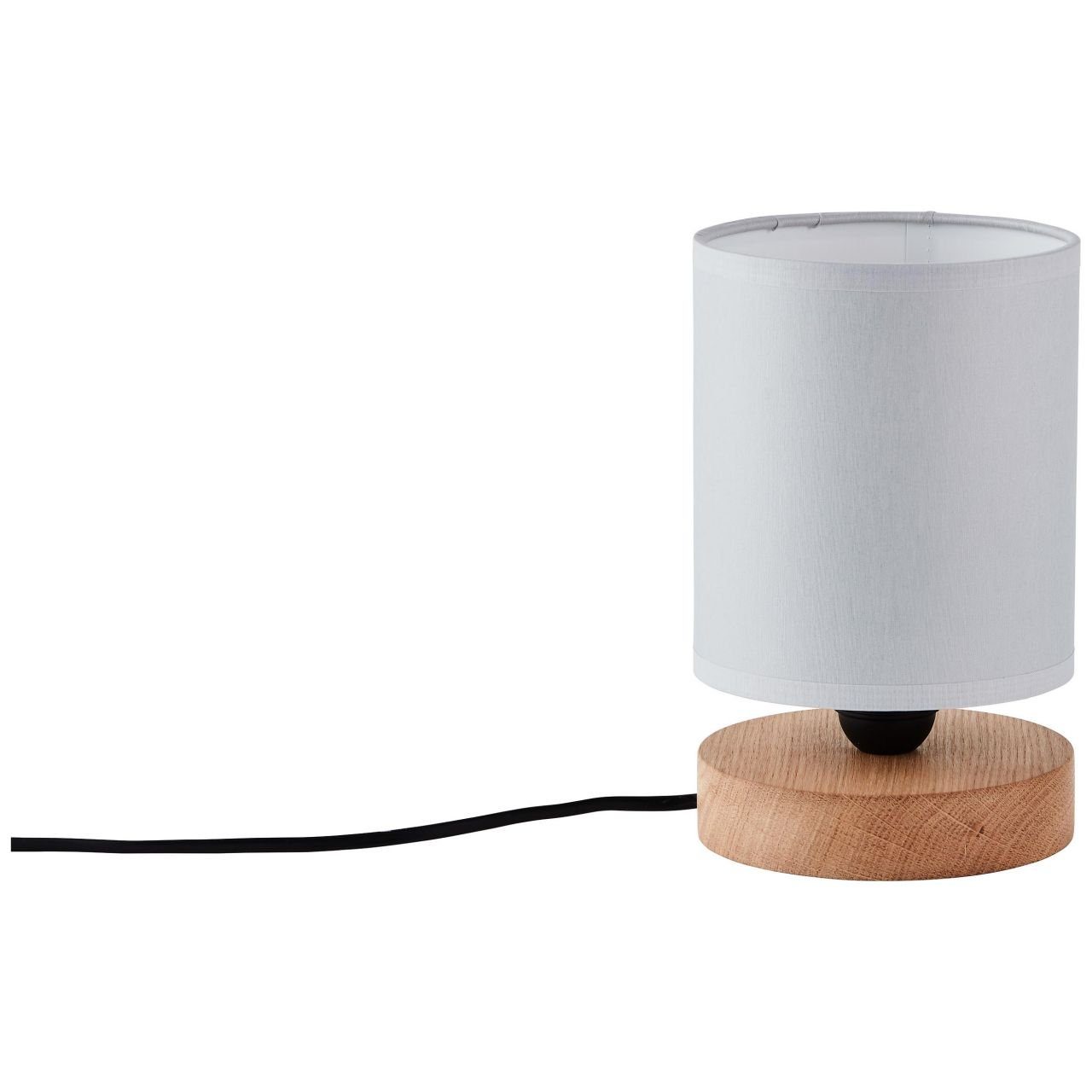 Brilliant Tischleuchte Vonnie, Lampe, 1x Holz A60, 25W, aus nachh E27, Tischleuchte grau/holz, Vonnie
