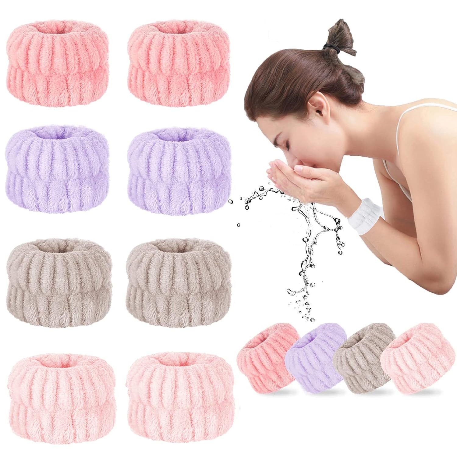 zggzerg Protektoren-Set Handgelenk Spa Waschband, Waschen Handtuch