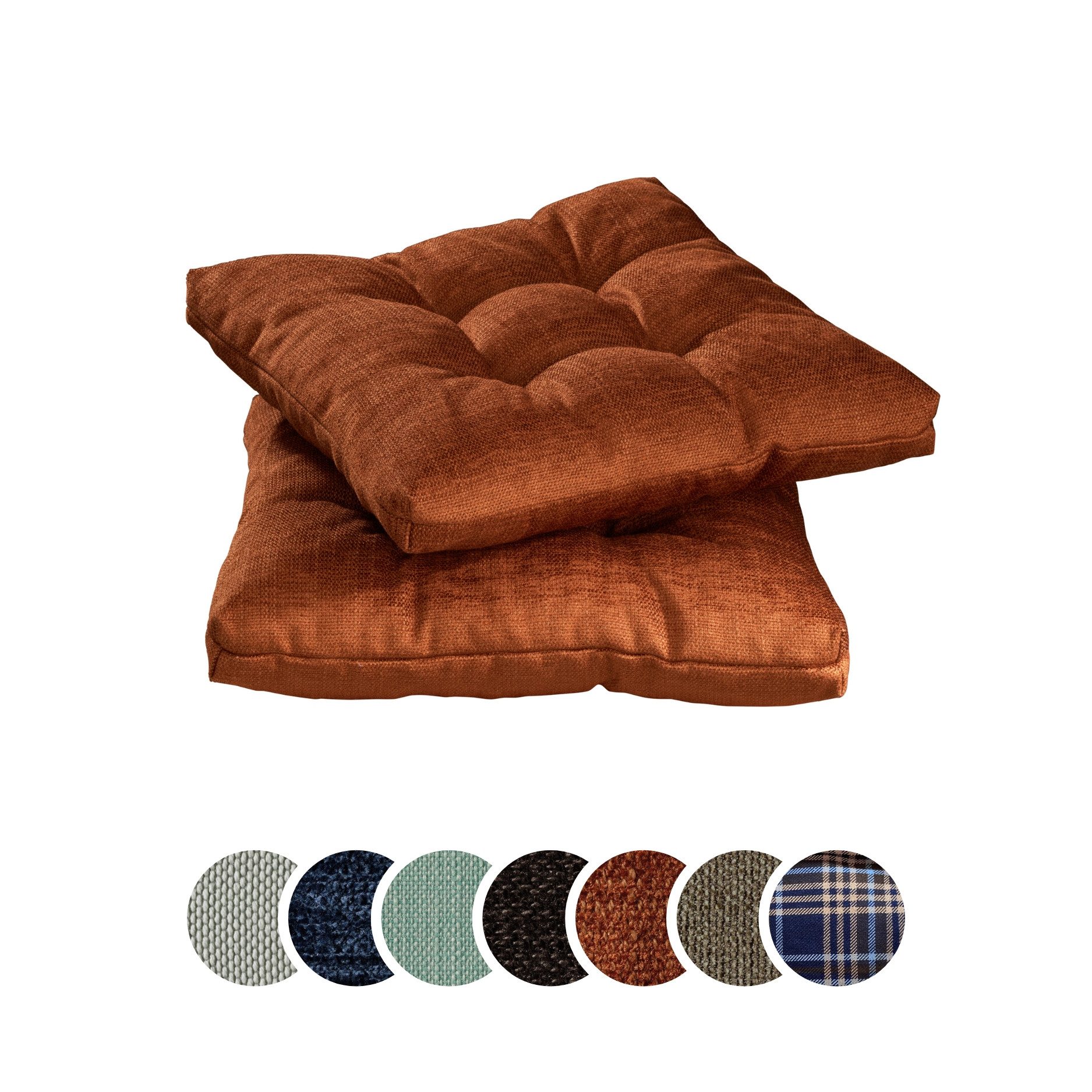 sleepling Stuhlkissen Подушки, aus hochwertigem Möbelstoff für hohen Sitzkomfort, langlebig, waschbar