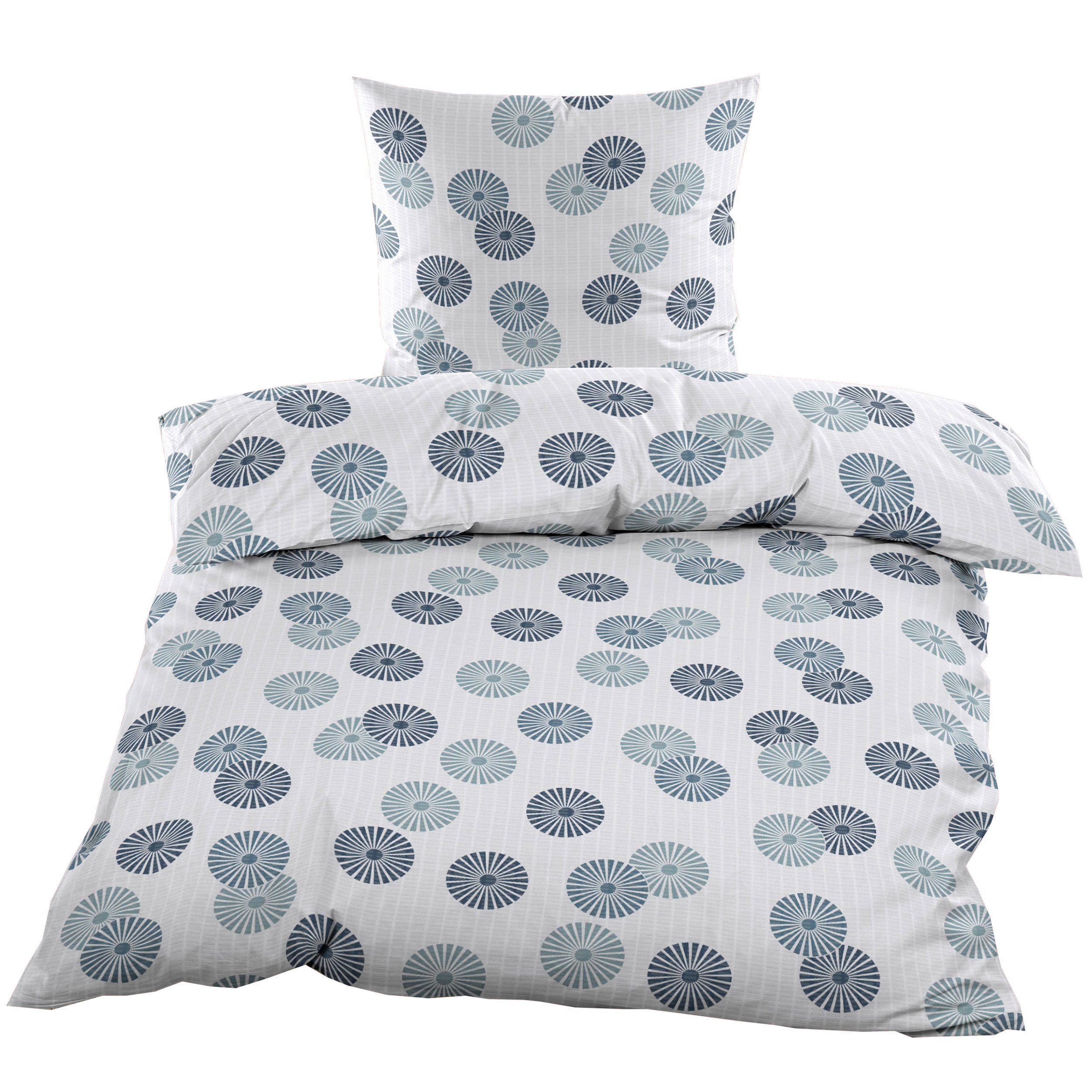 Casa Colori Bettwäsche Seersucker 135x200 Reißverschluss günstig online kaufen