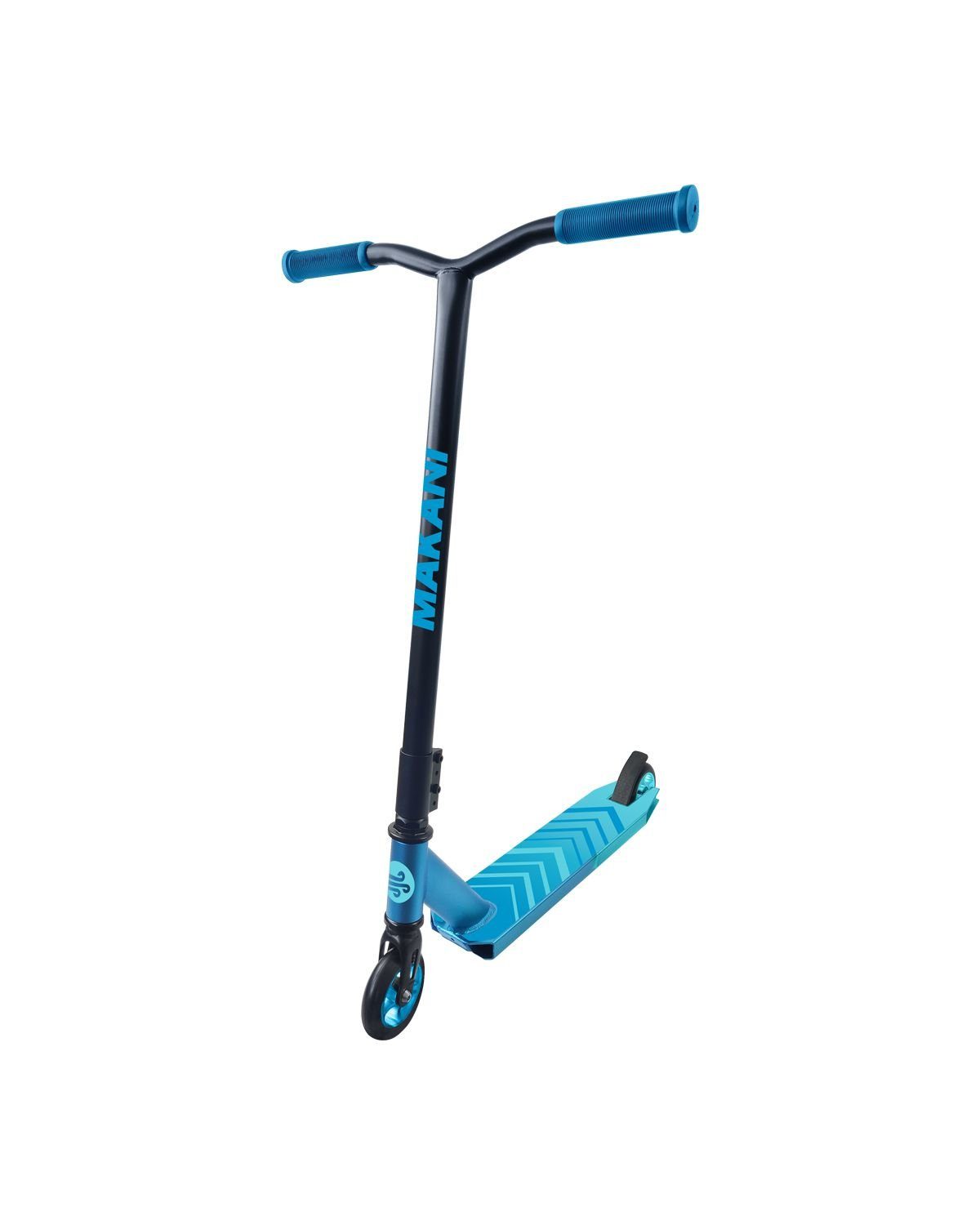 Makani Cityroller Scooter Syrius, PU-Räder, Griff aus verstärktem Stahl, Hinterradbremse blau