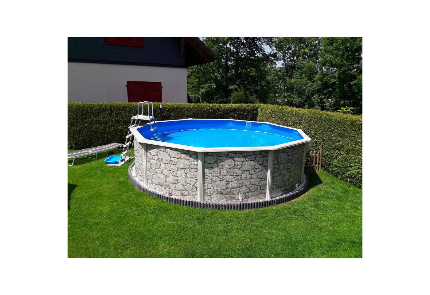 Thumbnail - Waterman Rundpool Stahlwandpool rund Classic Größe wählbar, 120cm ti (Einzelbecken), verzinkte Stahlwand