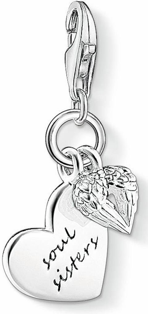 THOMAS SABO Charm-Einhänger Charm-Anhänger SOUL SISTERS, mit imit. Türkis, Zirkonia (synth)