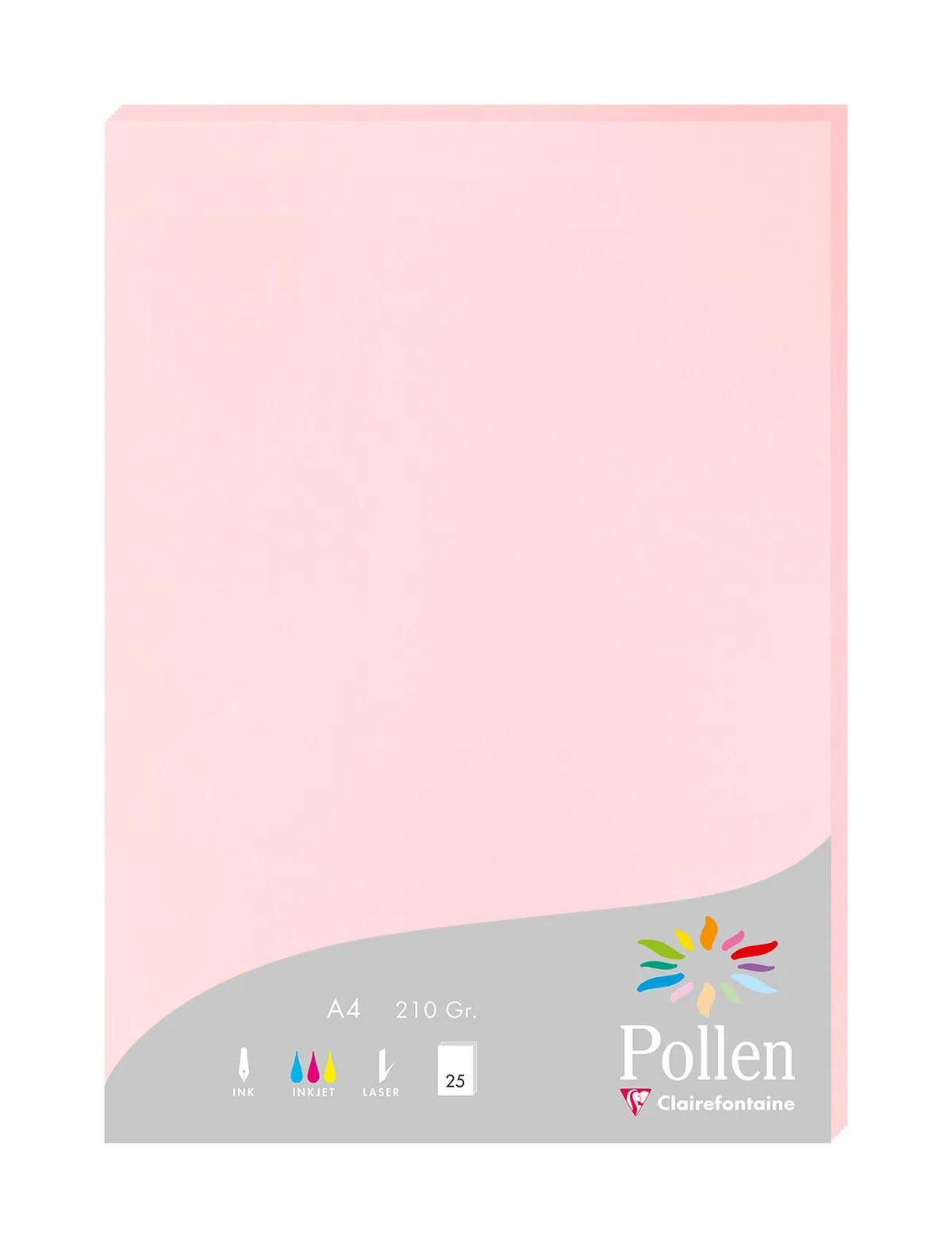 CLAIREFONTAINE Briefumschlag 10x Packung mit 25 Blatt A4 210x297 210g/m2 - Rosa 24281C, Karten und Umschläge pollen