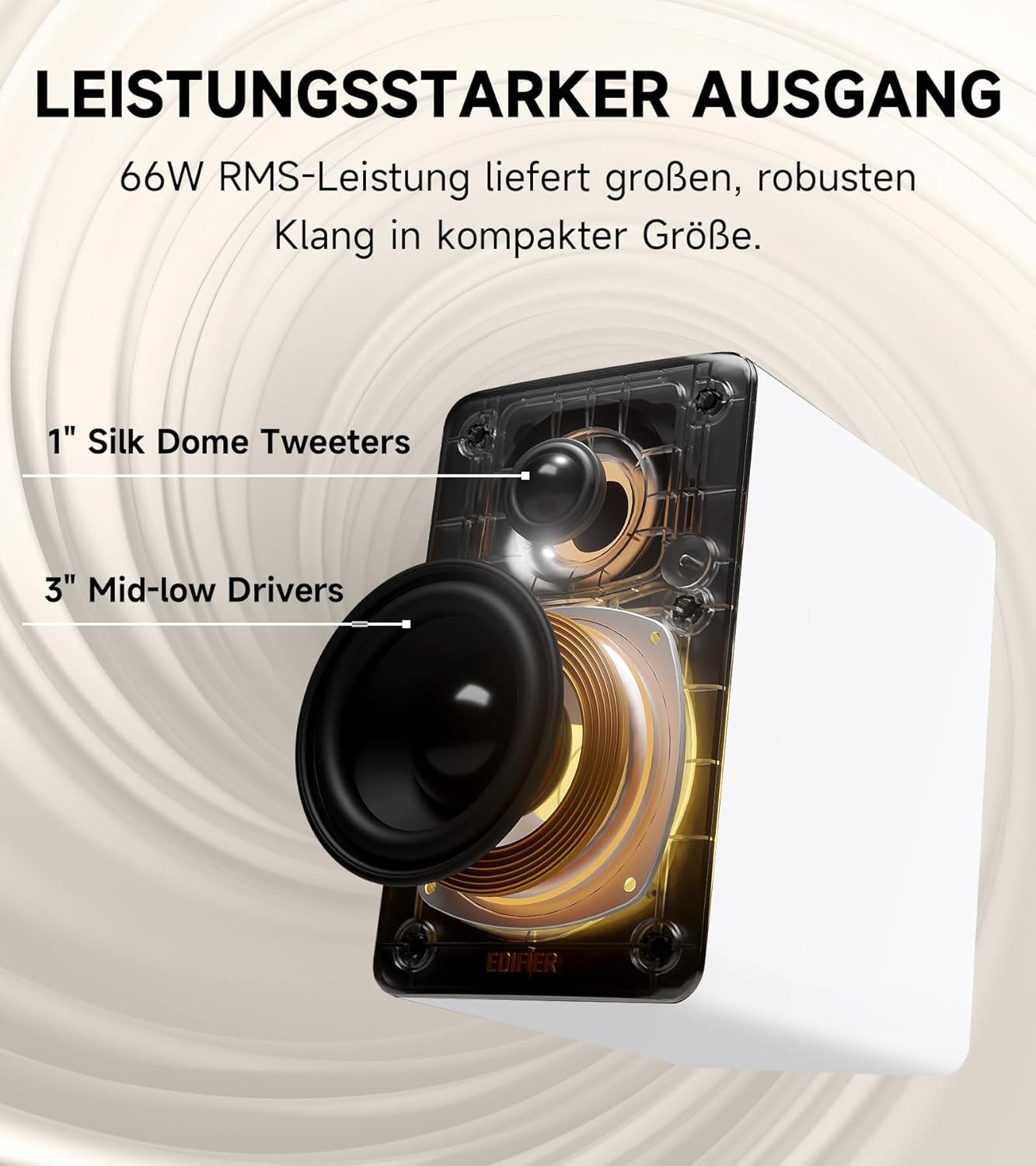 Edifier® M60 PC-Lautsprecher (66 W)