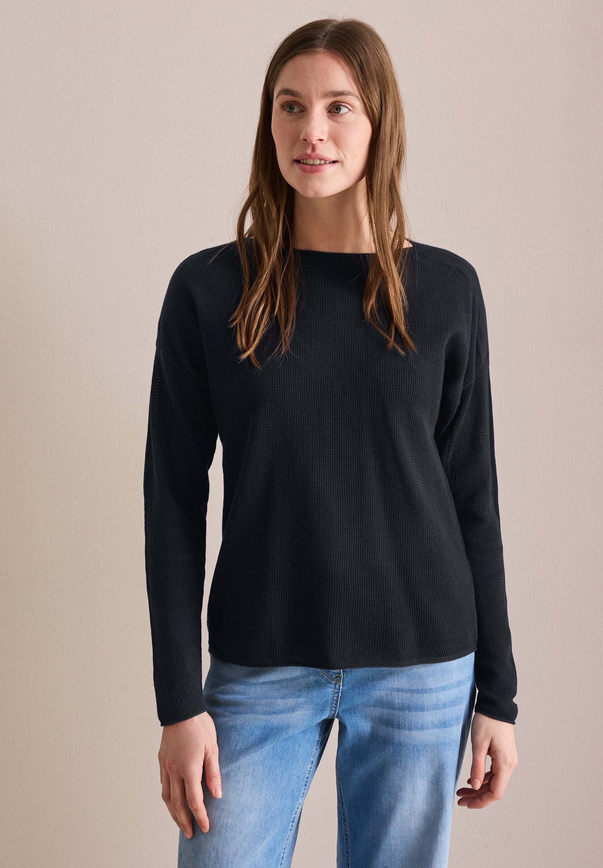 CECIL Strickpullover im soften Baumwoll-Mix