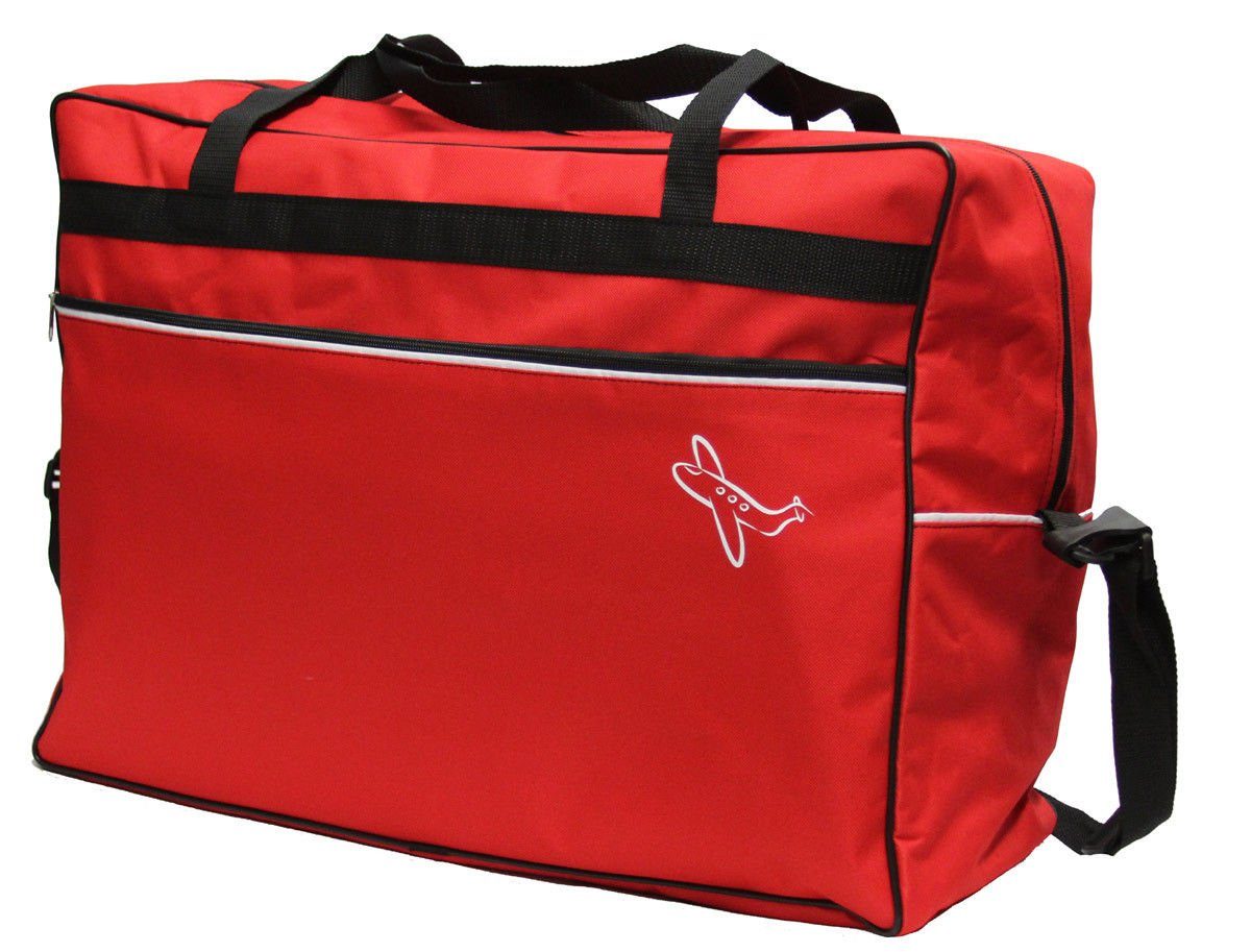 Aves-24 Reisetasche REISETASCHE 55 x 40 x 20 cm Boardgepäck Reise Koffer HANDGEPÄCK, Rot