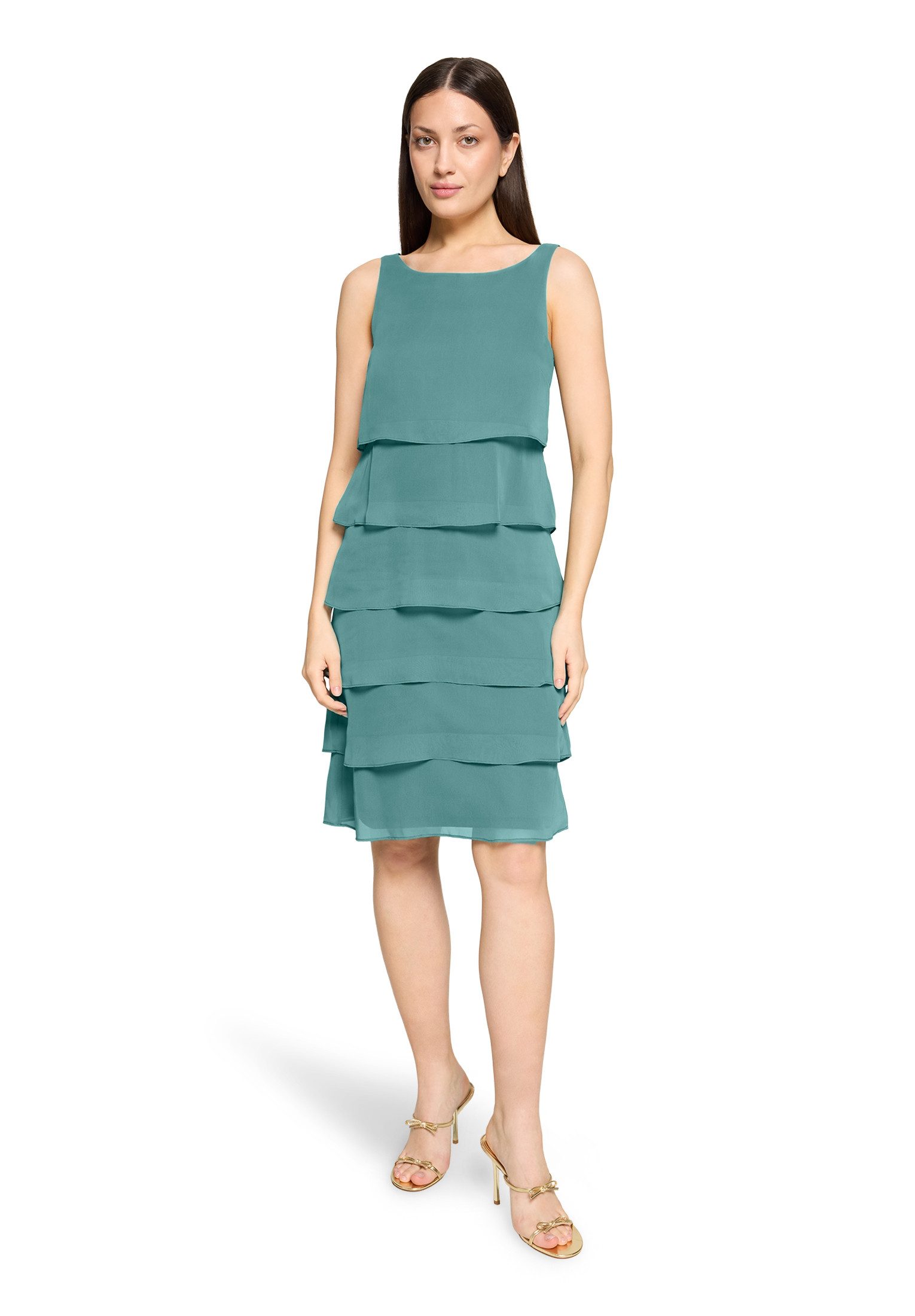Cocktailkleid Damen mit Volant