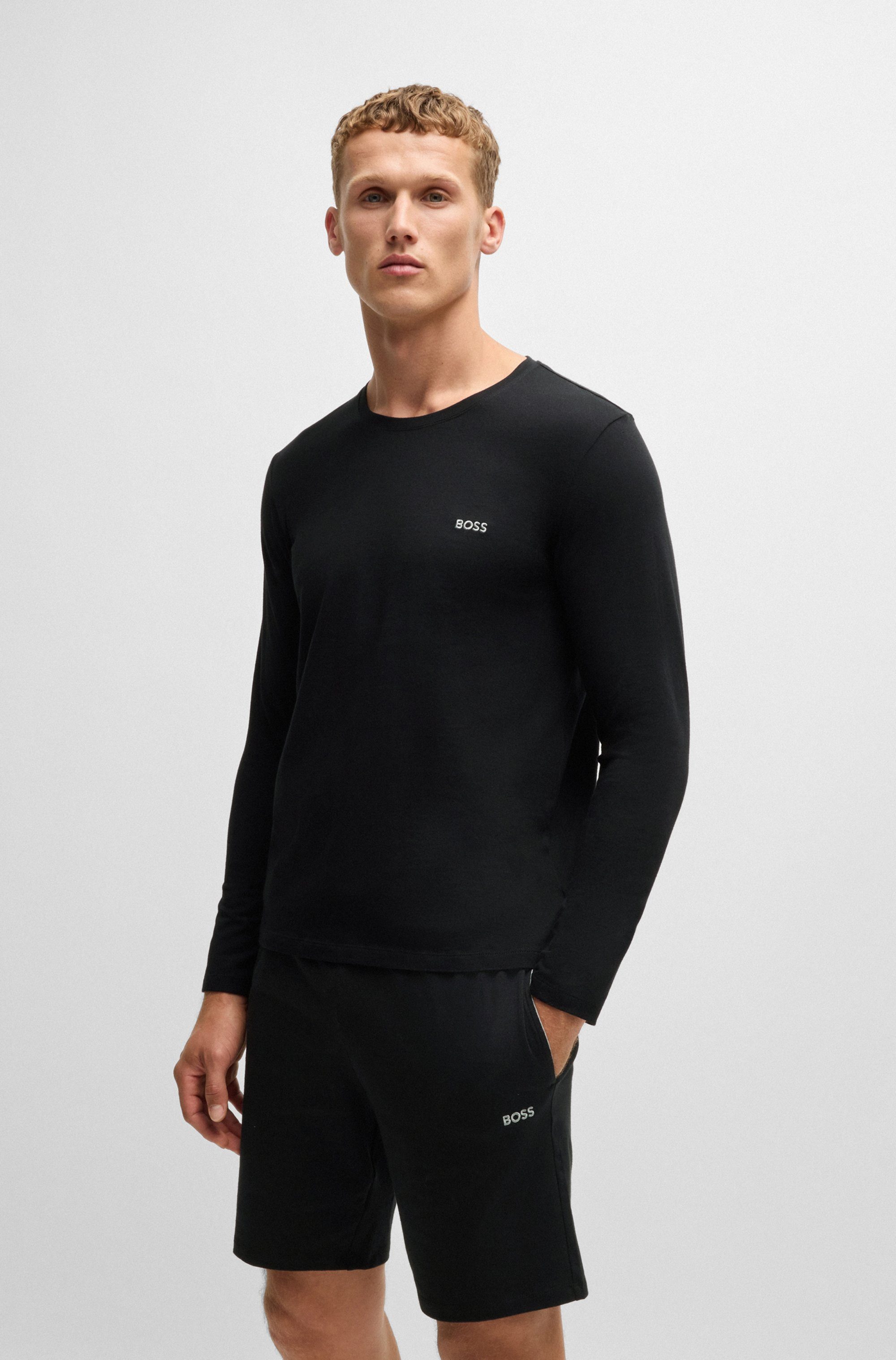 BOSS Langarmshirt Mix&Match LS-Shirt R mit günstig online kaufen