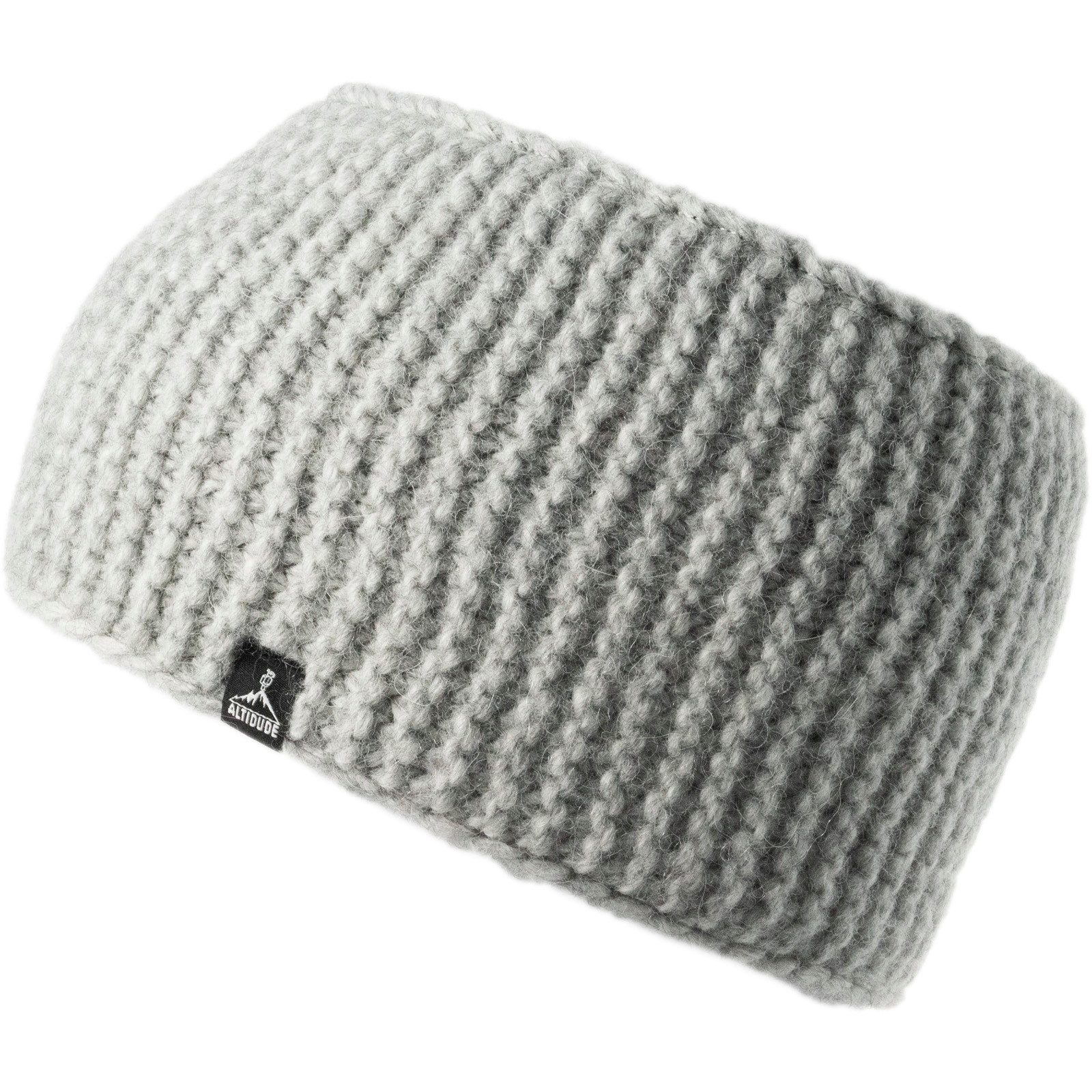 ALTIDUDE Stirnband Merino Stirnband Cloud Grob Strick Kopfband Ohren Schützer Alpaka Wolle