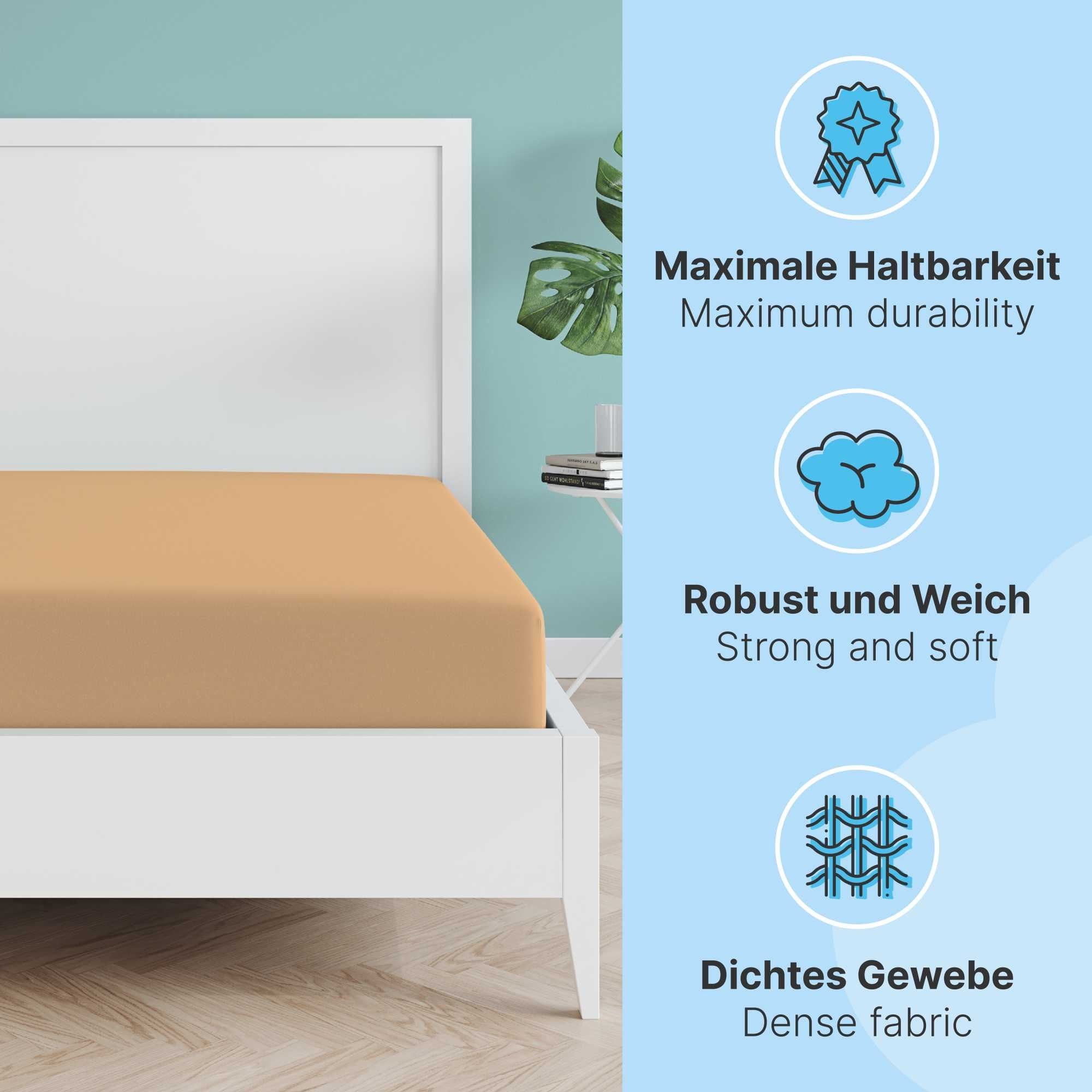 etérea Himmlische Qualität Spannbettlaken etérea Microfaser Topper Spannbet günstig online kaufen