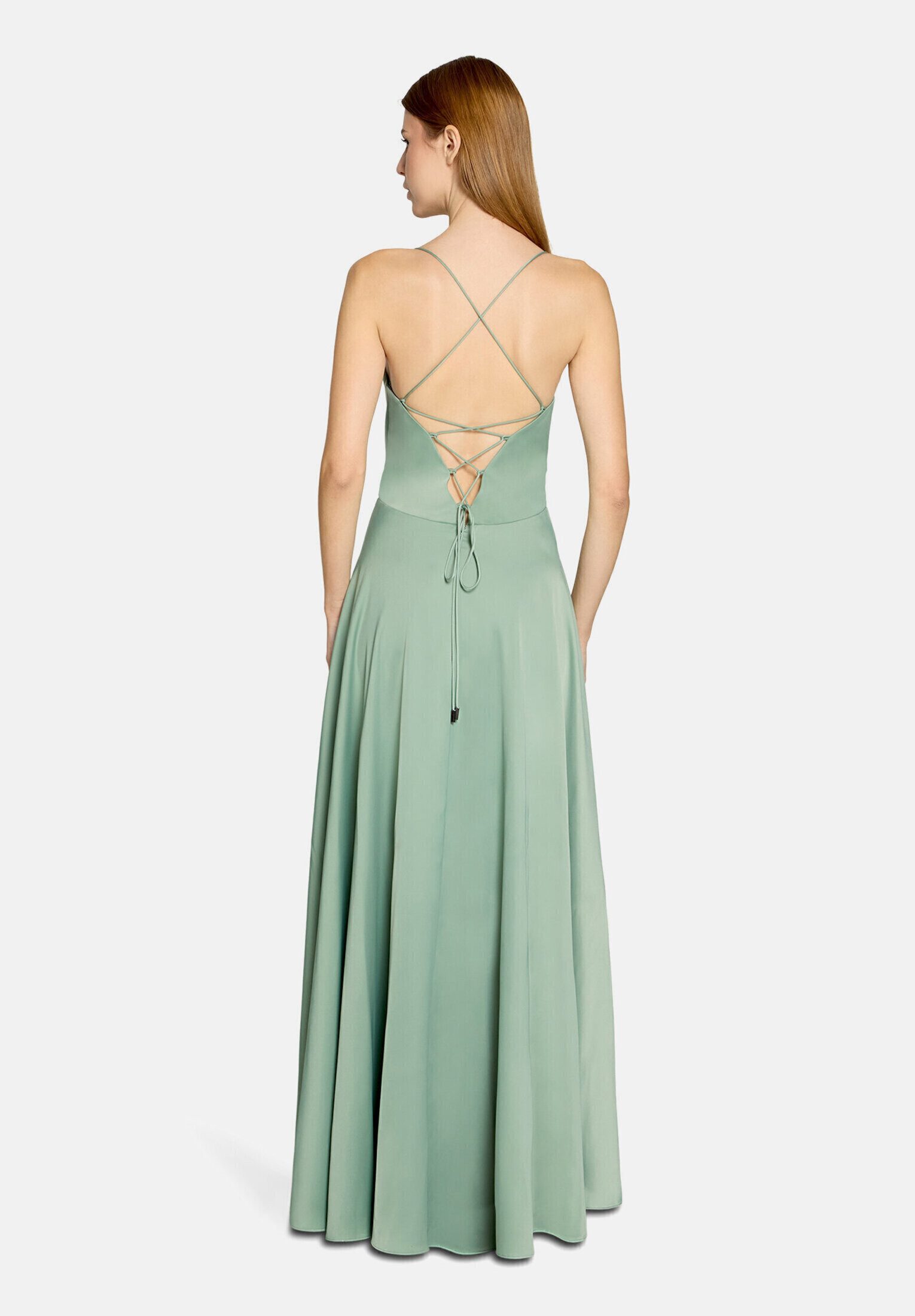 Vera Mont Abendkleid Damen mit Wasserfallausschnitt Material