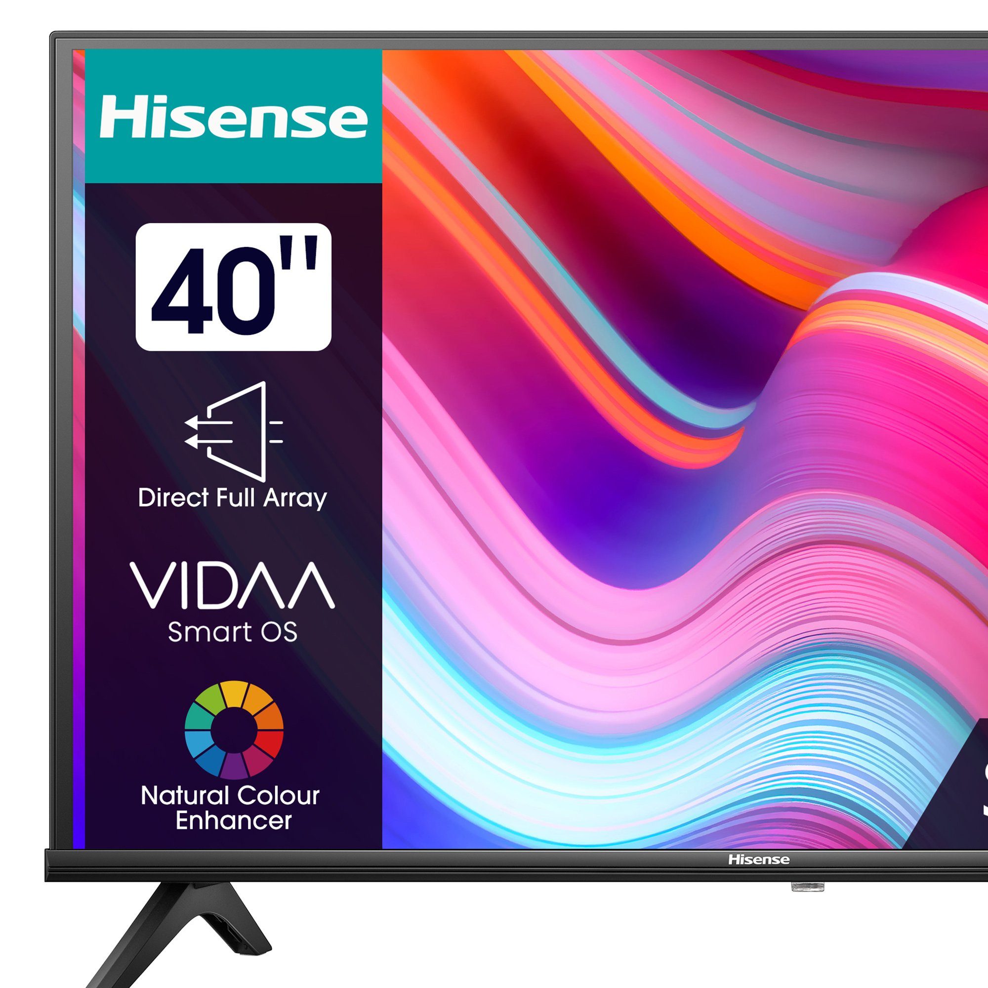 Hisense 40A4K LED-Fernseher (101,00 cm/40 Zoll, schwarz ! RABATT: 28.35%