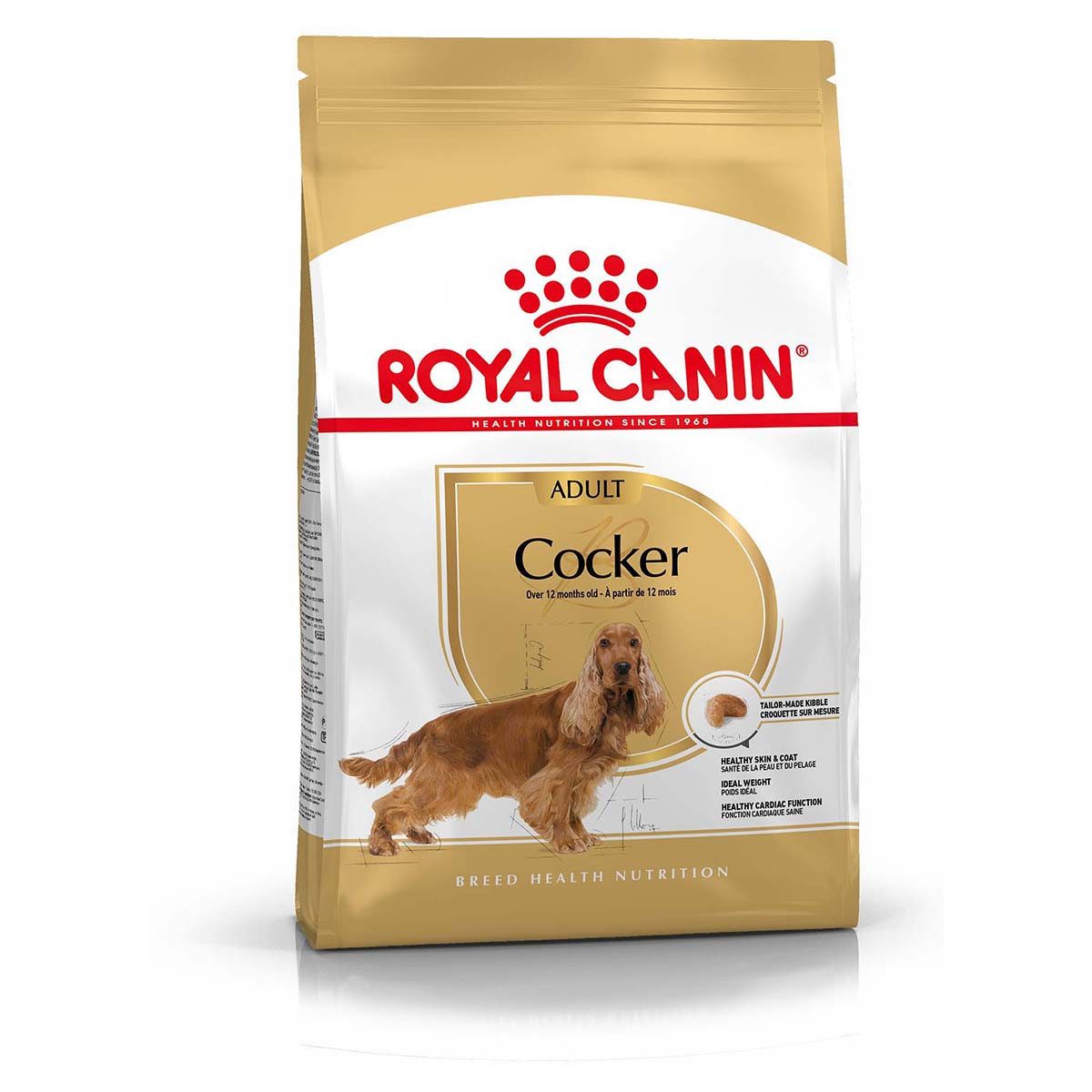 Royal Canin Breed Cocker Adult 3 kg, Trockenfutter für: Hund