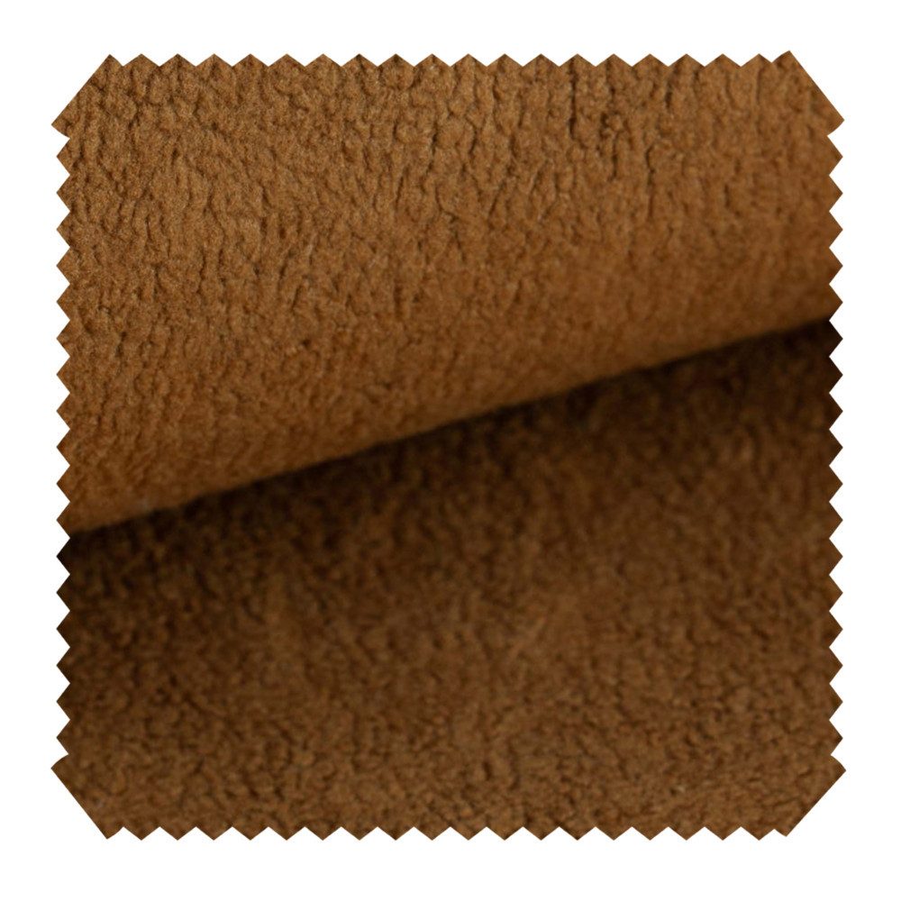 novely® Stoff HURTH Kuscheliger Möbelstoff Velours Polsterstoff Erdtöne, Robust, Kuschelweich, Pflegeleicht, Meterware, 1lfm