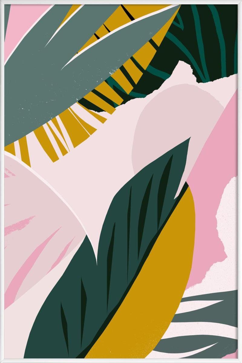 Juniqe Poster Poster mit Kunststoffrahmen, Tom Abbiss Smith (1 St), Fine-Art-Print in Galeriequalität mit einem 1 cm breiten, weißen Rand | Poster