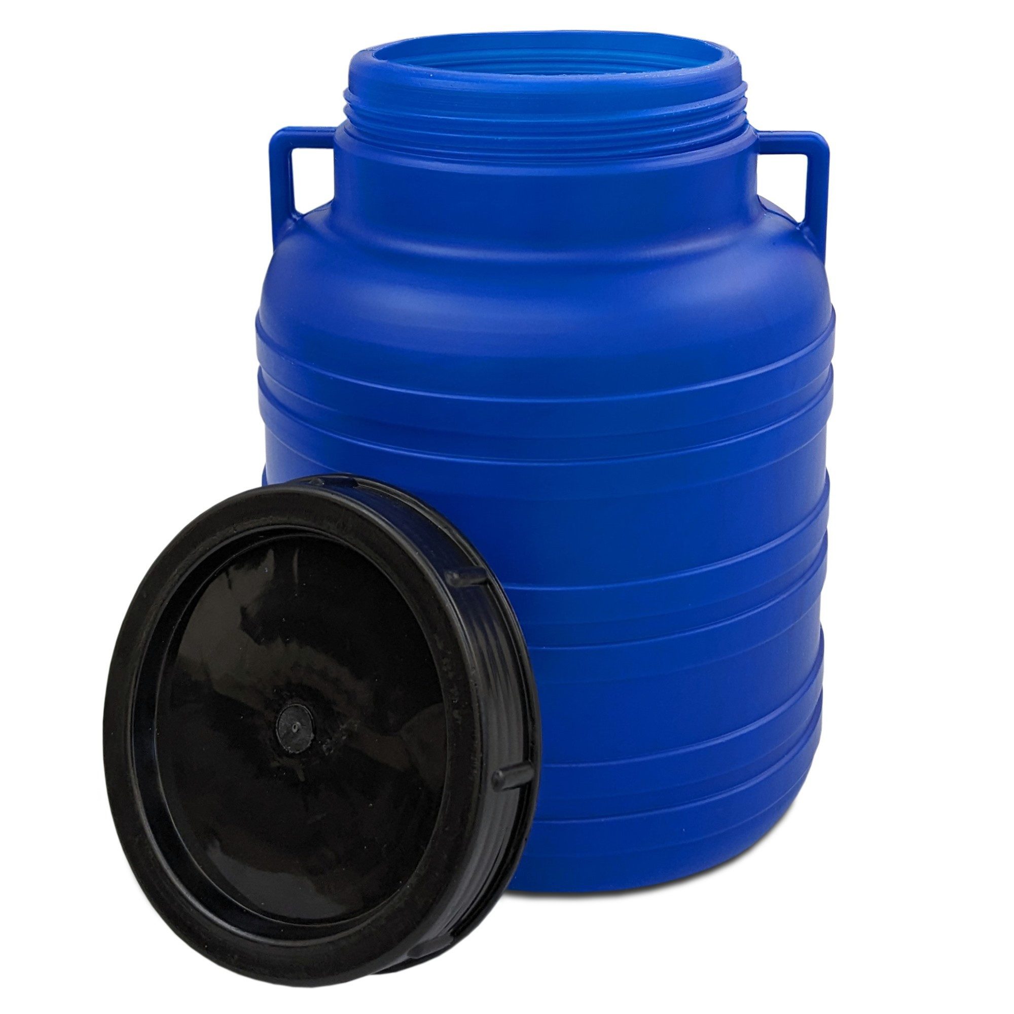 Plasteo Regentonne Weithalsfass Lebensmittelecht BPA-Frei Sauerkrautfass BPA-Frei, 10 l, BPA-Frei