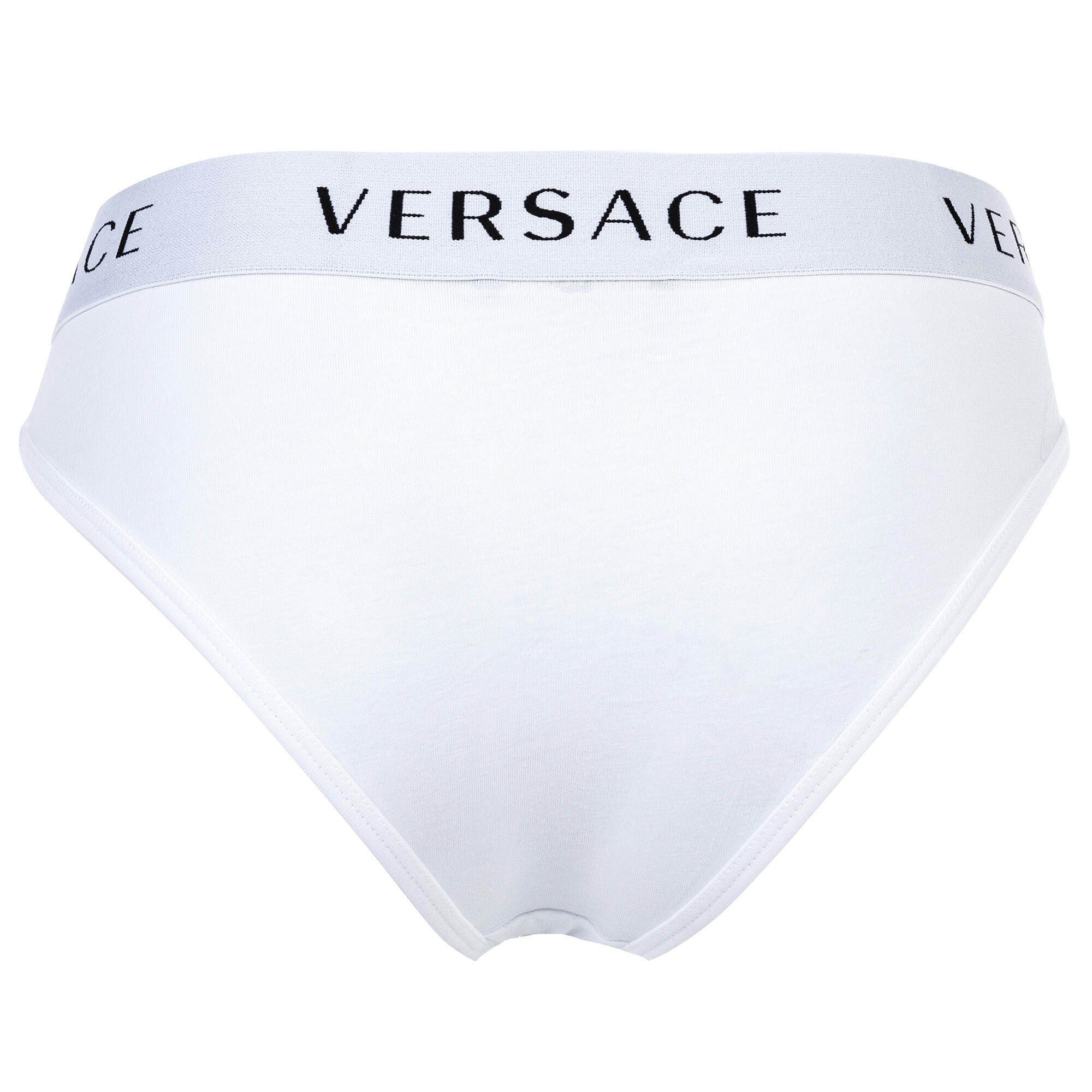 Versace Slip Damen Baumwolle Slip - Unterhose, Weiß Unterwäsche