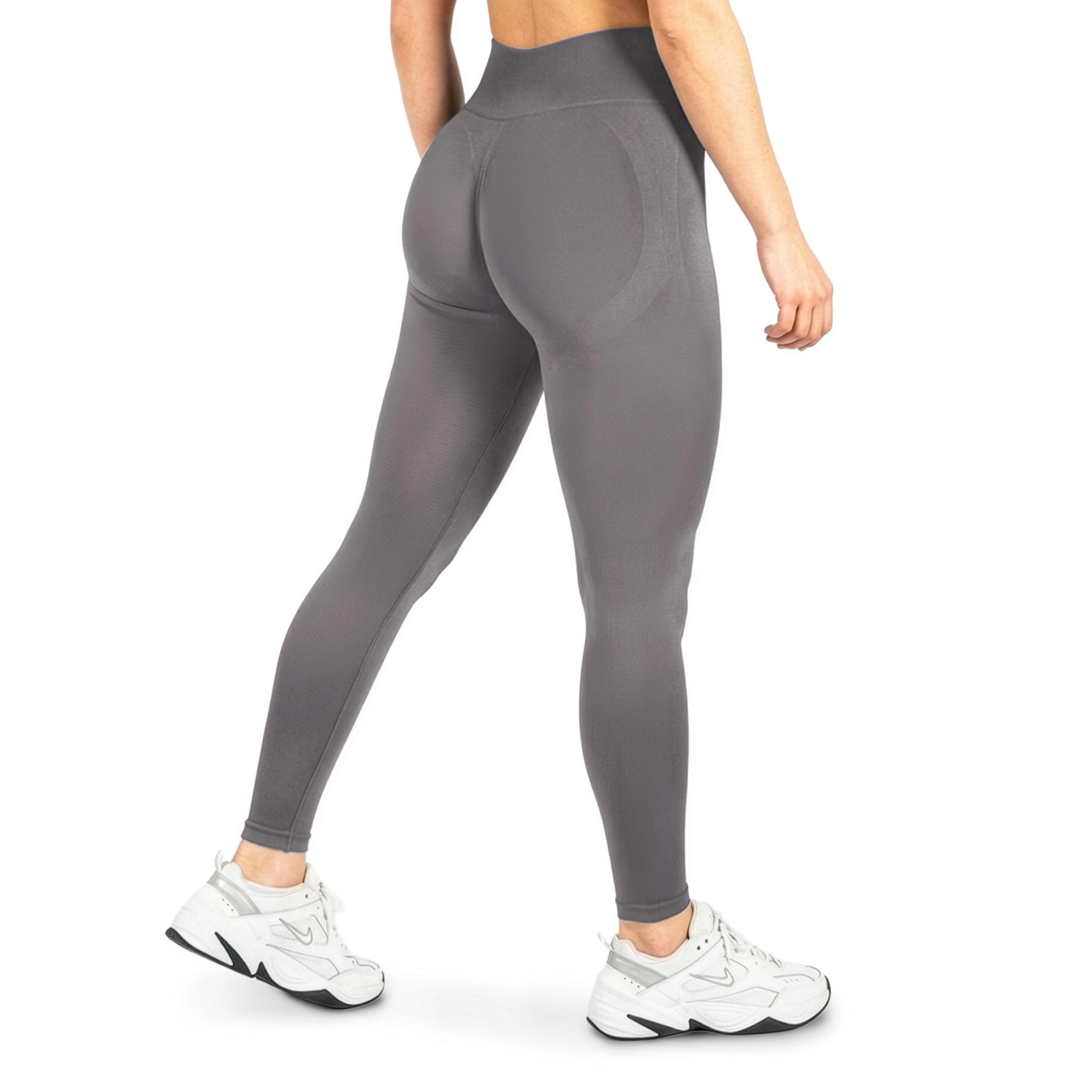 Smilodox Leggings Andrina, Seamless High Waist Sportleggings Fitness Alltag nahtlos High Waist Yoga Gym figurformend Fitness