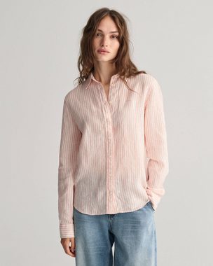 Gant Klassische Bluse Damen Hemdbluse aus Leinen Regular Fit (1-tlg)