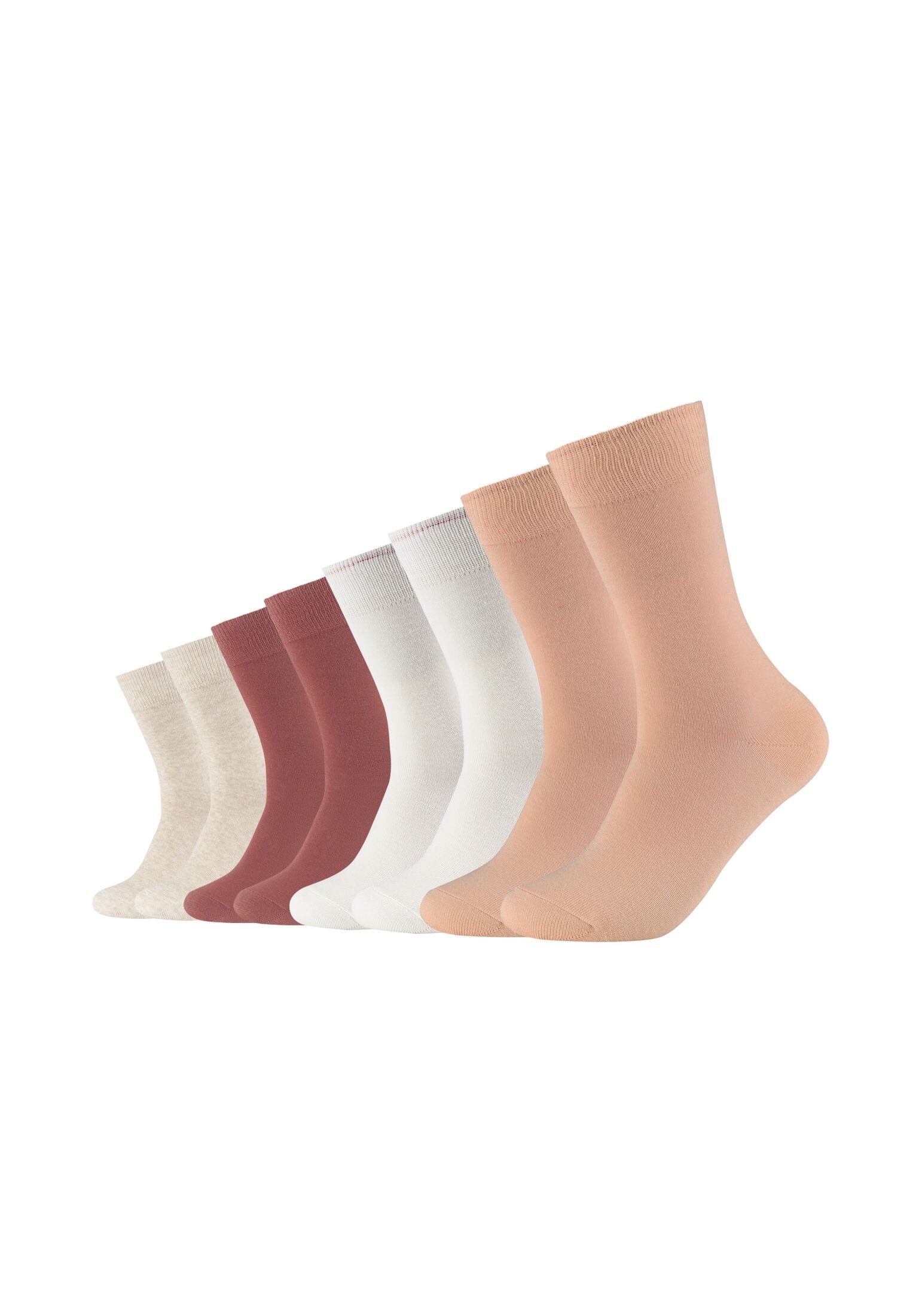s.Oliver Socken Socken 8er Pack pink sand | Lange Socken
