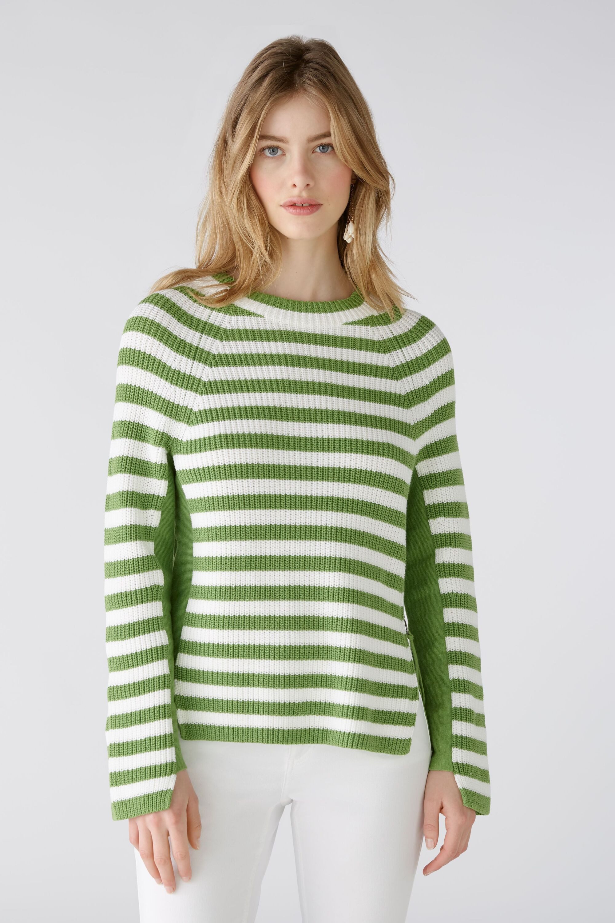 Oui Strickpullover RUBI Pullover reine Baumwolle günstig online kaufen