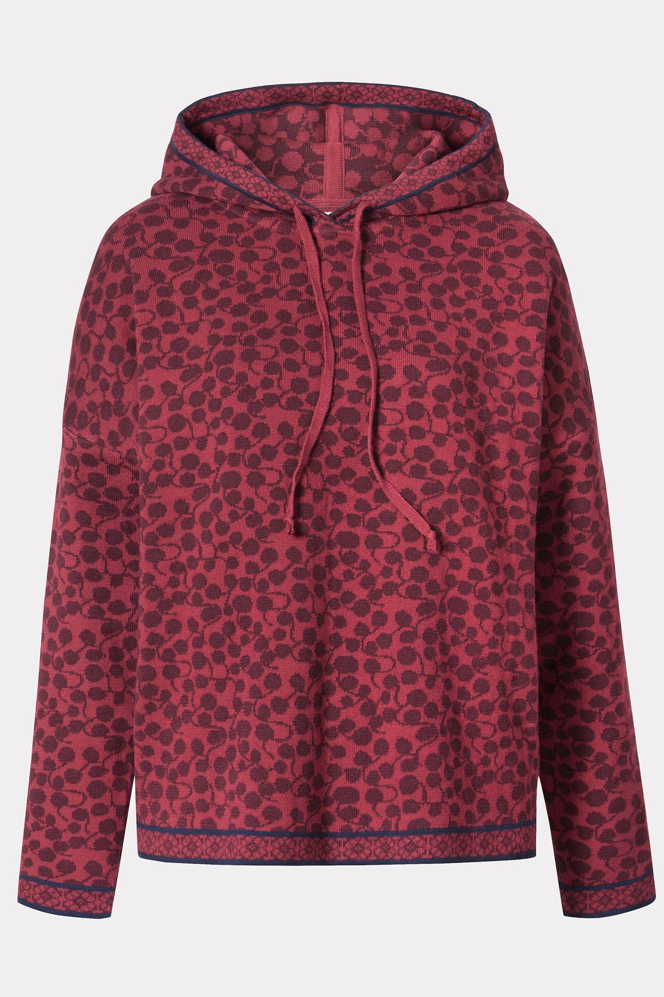 Himalaya Clothing Kapuzenpullover Damen mit stilvollem Tropfenmuster - Kapu günstig online kaufen