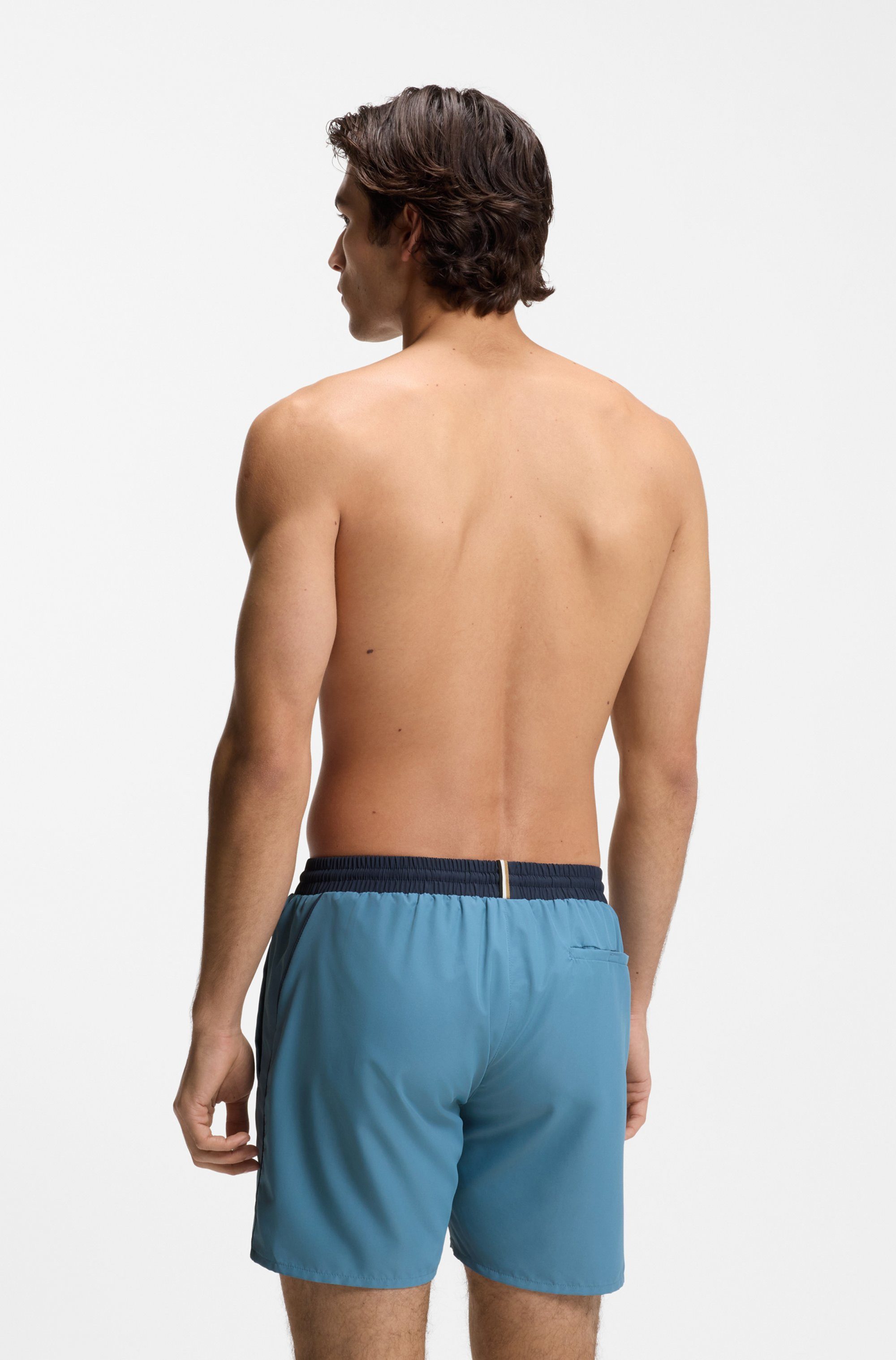 BOSS Badeshorts Starfish mit Kontraststreifen