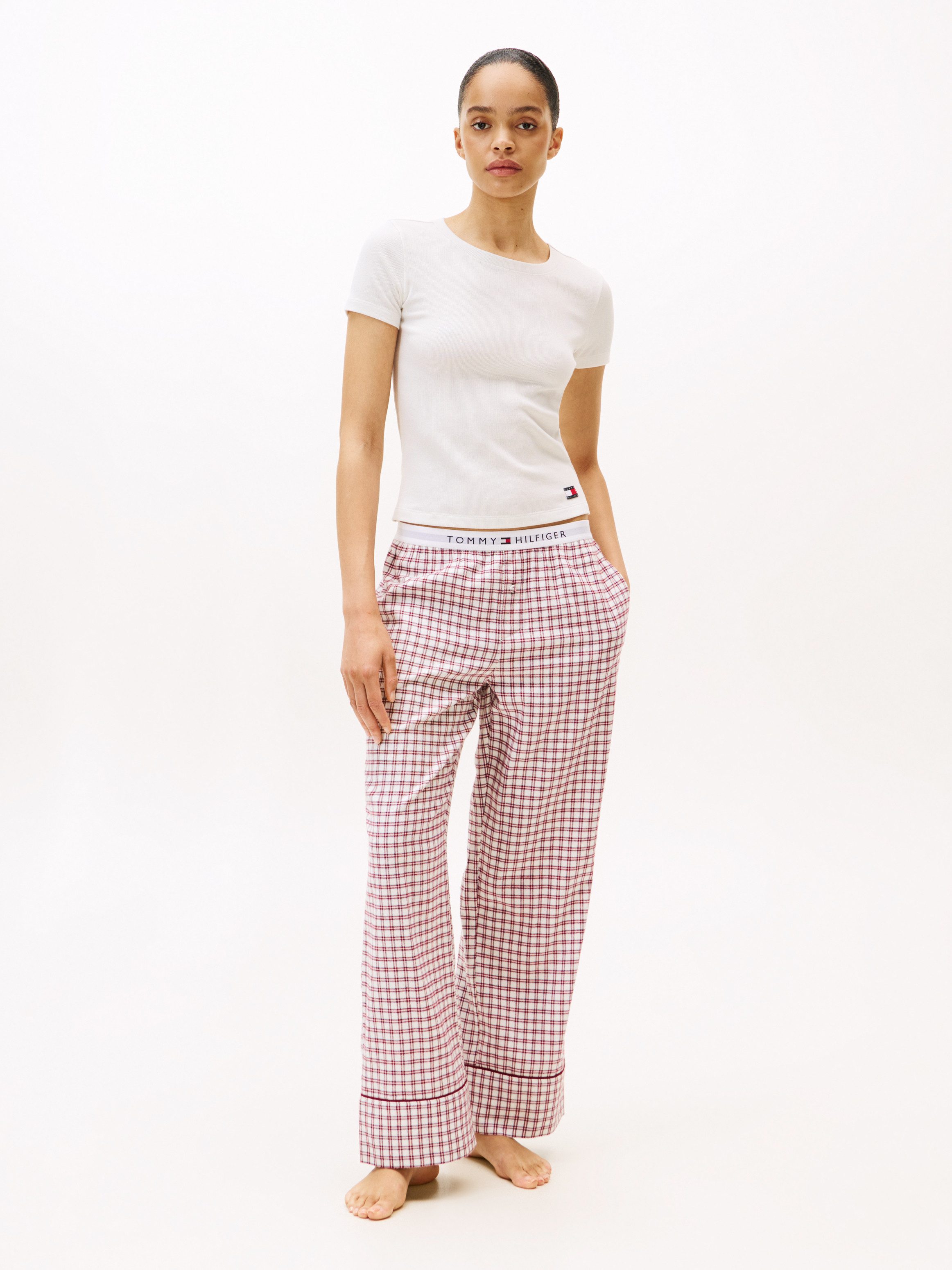 Tommy Hilfiger Underwear Pyjamahose PLAID FLANNEL mit Schottenkaro, relaxed fit, elastischer Bund