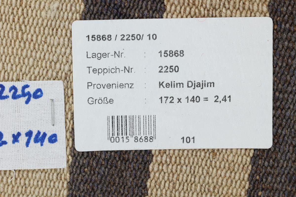 / Höhe: Nain Perserteppich, Antik Fars Orientteppich Kelim 140x172 Trading, Orientteppich rechteckig, mm Handgewebter 4