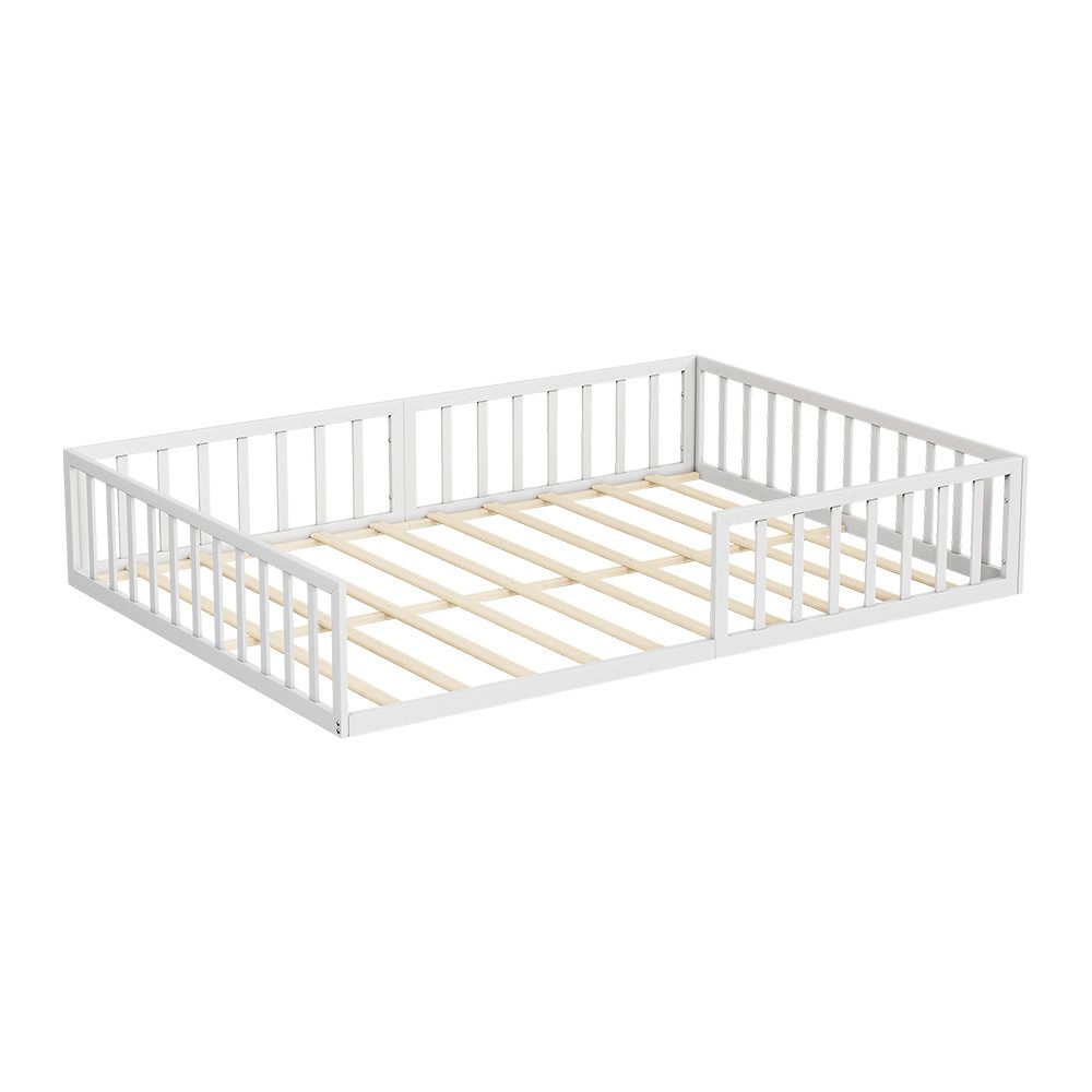 VitaliSpa® Kinderbett Minno, Weiß, 205 x 145 cm ohne Matratze (1-tlg)