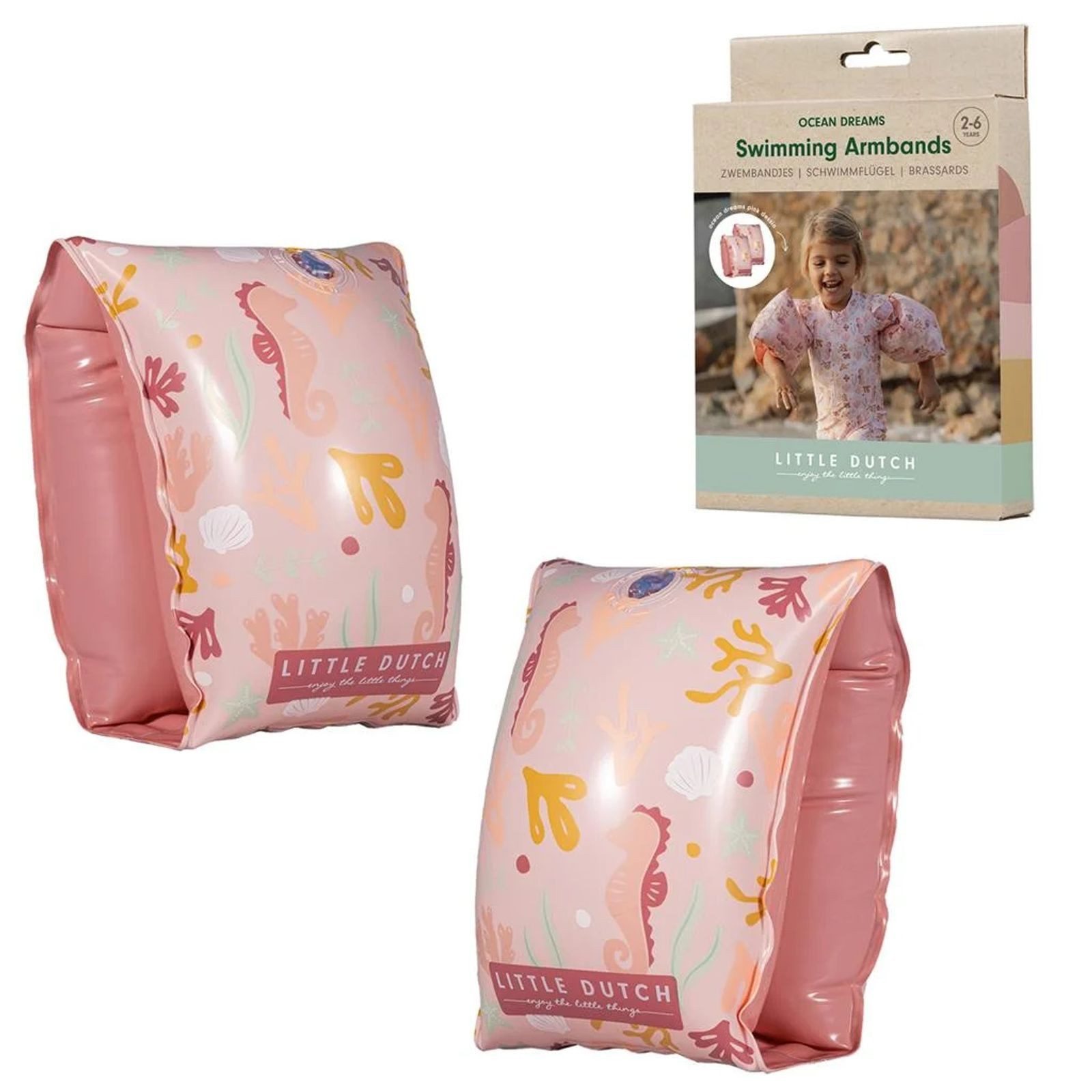 LITTLE DUTCH Нарукавники Little Dutch Нарукавники Ocean Dreams rosa 2 – 6 Jahre
