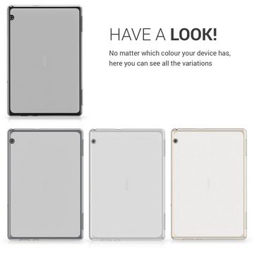 kwmobile Tablet-Hülle Hülle für Huawei MediaPad T5 10, Silikon Case transparent - Tablet Cover Tablethülle gummiert