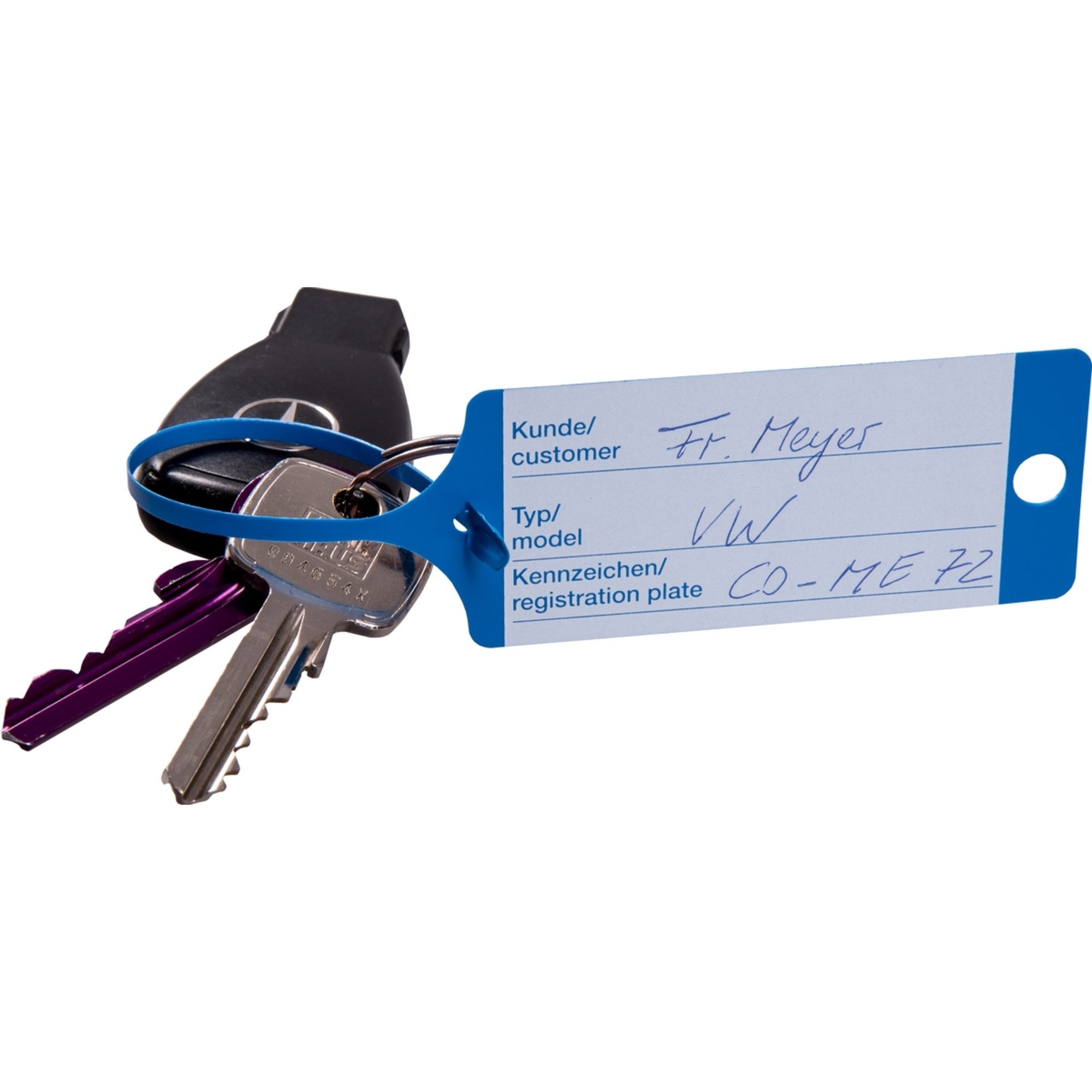 EICHNER Schlüsselanhänger Schlüsselanhänger Fix 9208-00647 blau 100 Stück
