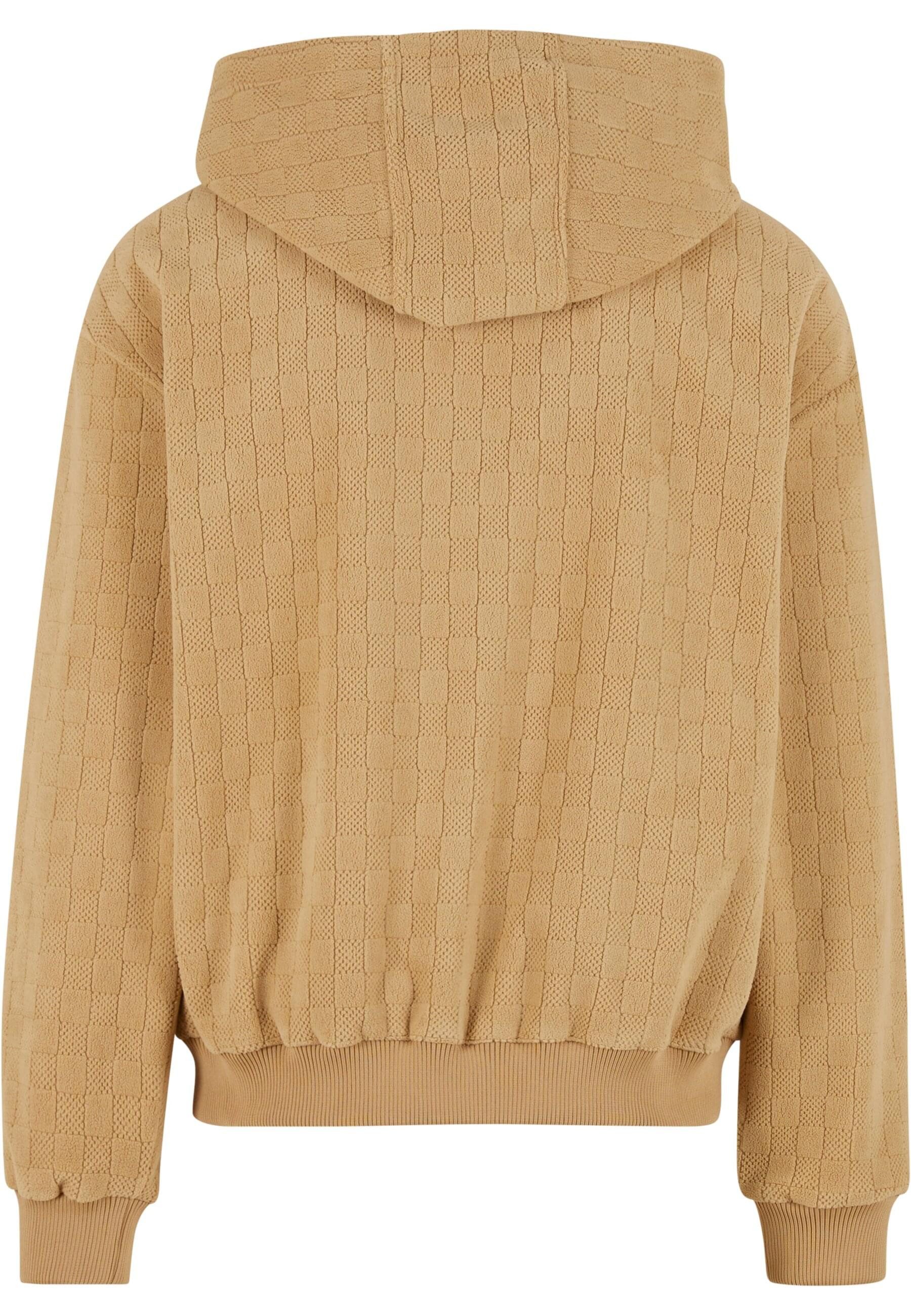 URBAN CLASSICS Sweatjacke Urban Classics Jaquard Velvet Zip-Hoody günstig online kaufen