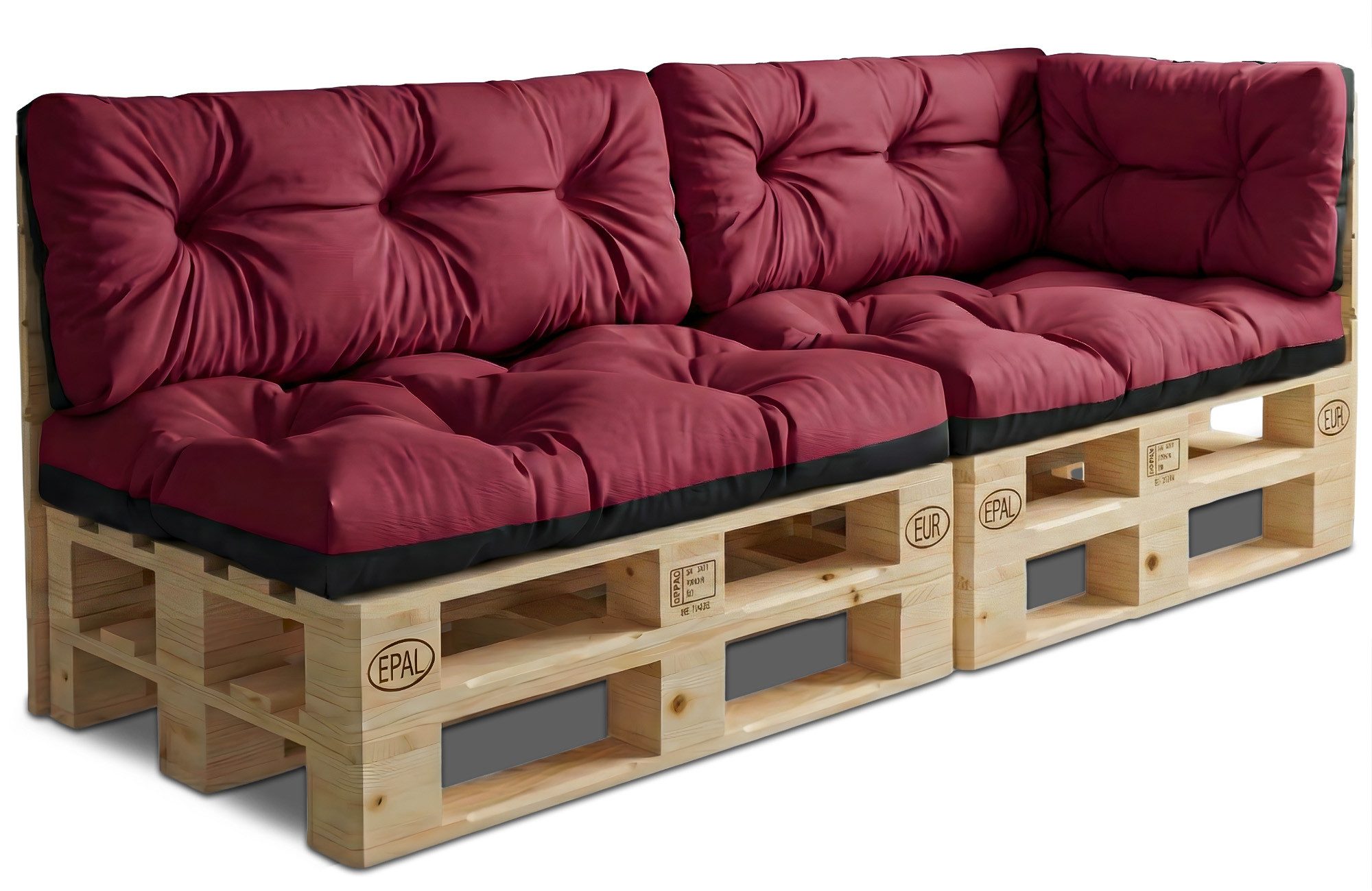 Amazinggirl Palettenkissen Outdoor Kissen Auflagen für Paletten Europaletten und Palettensofa