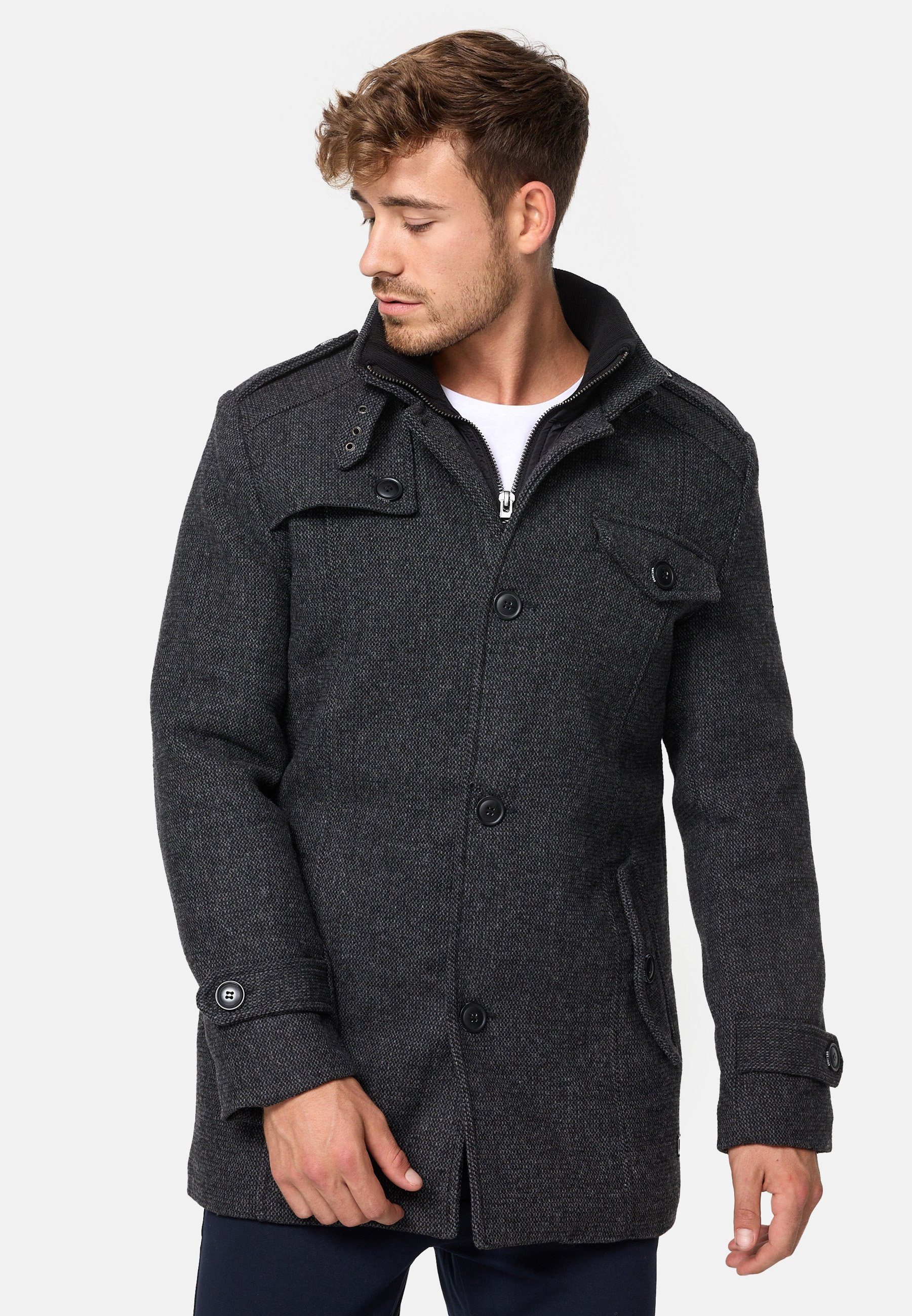 Indicode Kurzmantel Herren Brandon Mantel Winter Herrenmantel günstig online kaufen
