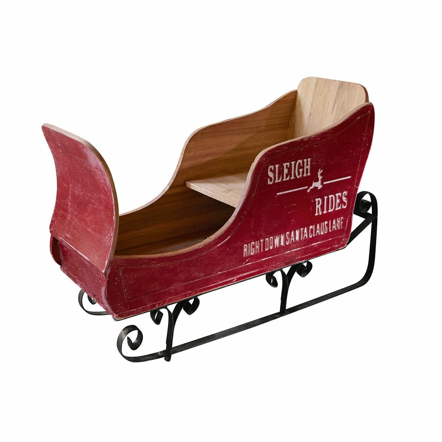 Mirabeau Weihnachtsfigur Deko-Schlitten Maélys rot/schwarz (kein günstig online kaufen