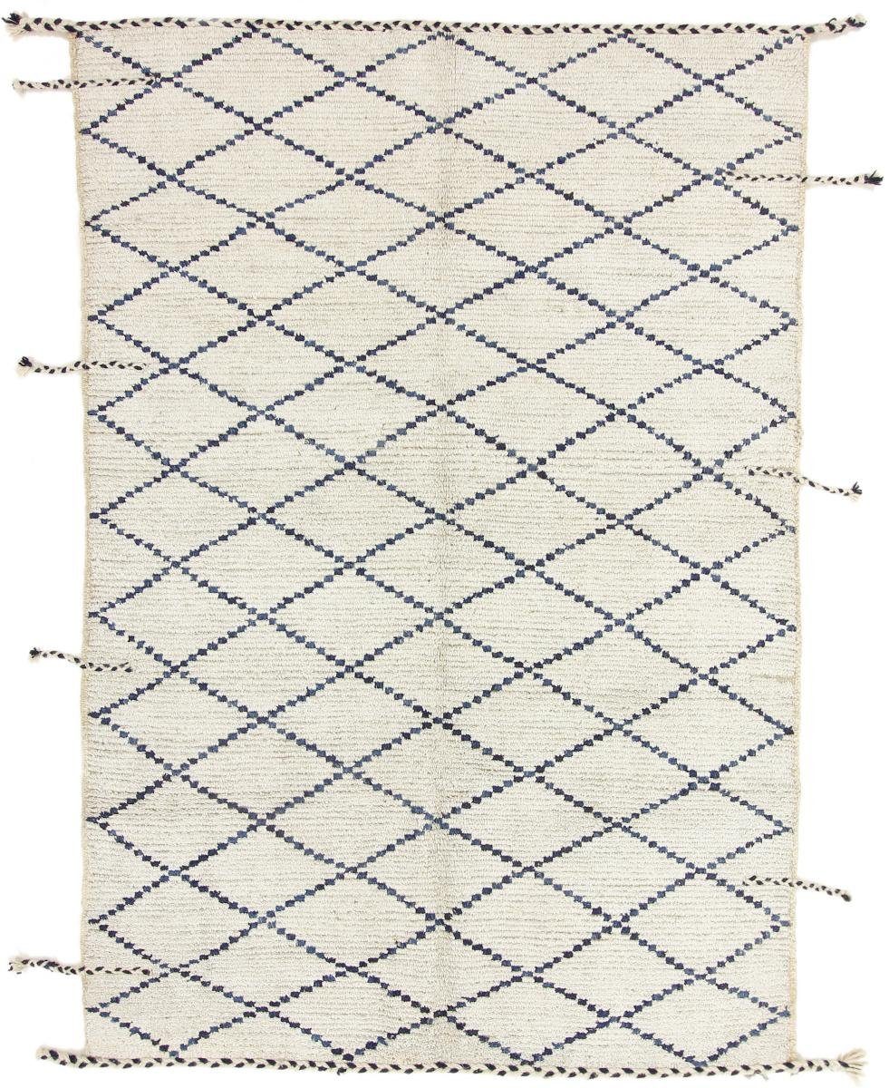 Orientteppich Berber Maroccan Design 151x220 Handgeknüpfter Moderner Orientteppich, Nain Trading, rechteckig, Höhe: 25 mm