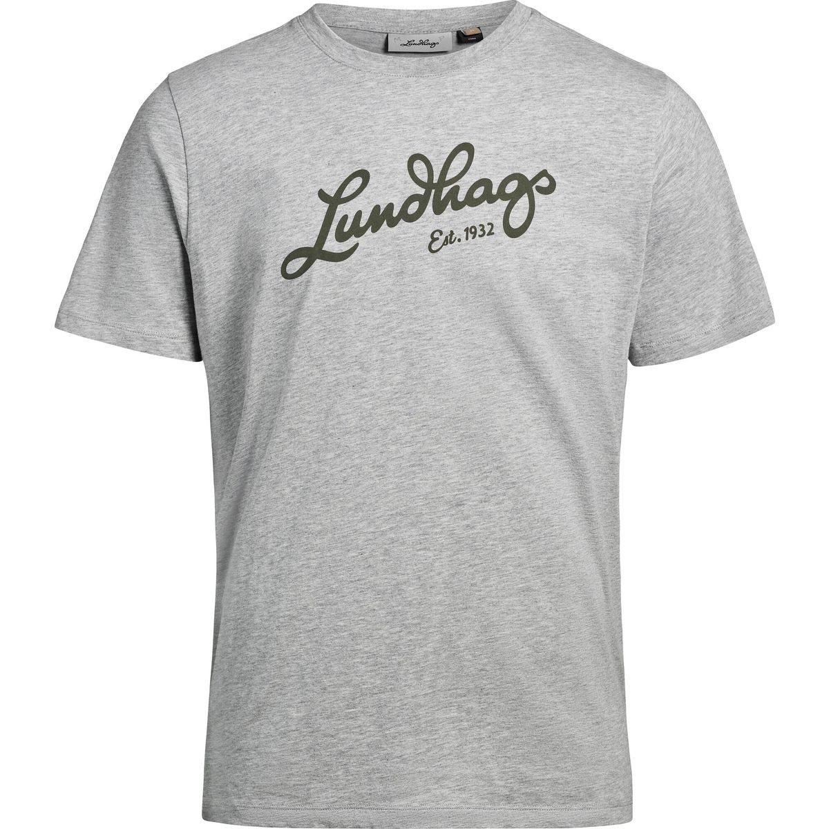 Lundhags Kurzarmshirt Järpen Logo T-shirt M Vielseitiges Langarm-T-Shirt aus mulesing-freier Merinowolle, ideal