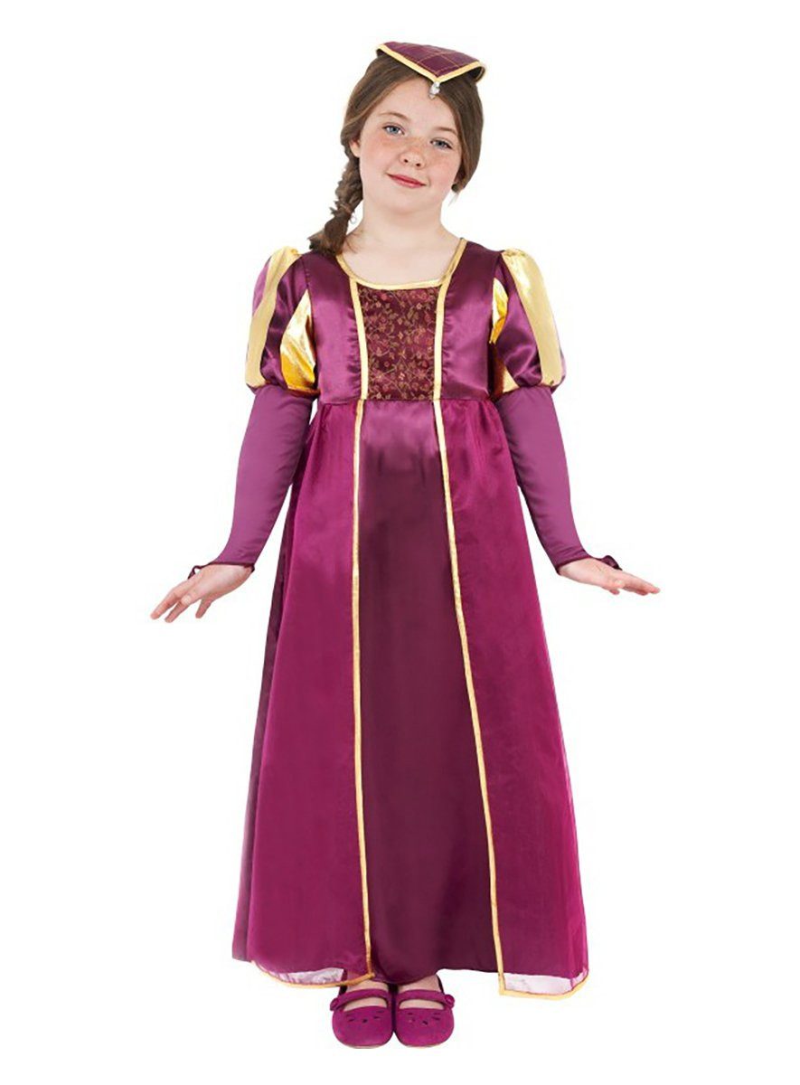 Prinzessin-Kostüm Mittelalter Kammerzofe Kostüm für Kinder