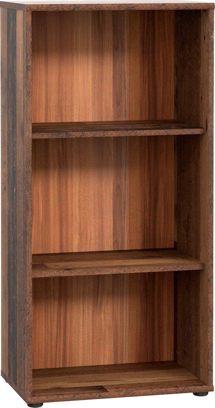 FORTE Regal Tempra, Mehrzweckregal schmal, Höhe 111,1cm, 2 Ablageböden, Breite 54 cm