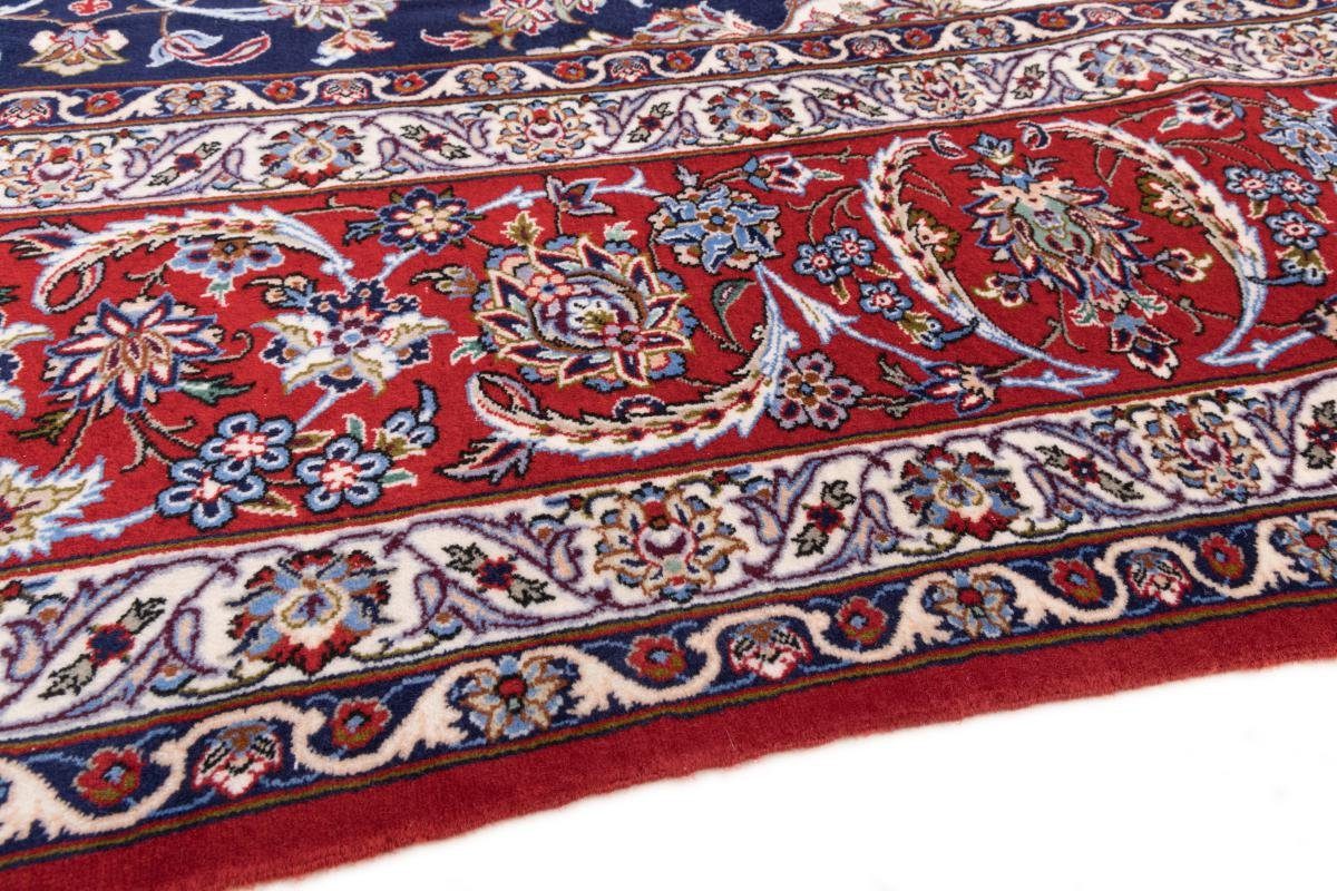 Orientteppich Isfahan Seidenkette 203x308 Orientteppich, Handgeknüpfter rechteckig, 8 Höhe: Nain Trading, mm